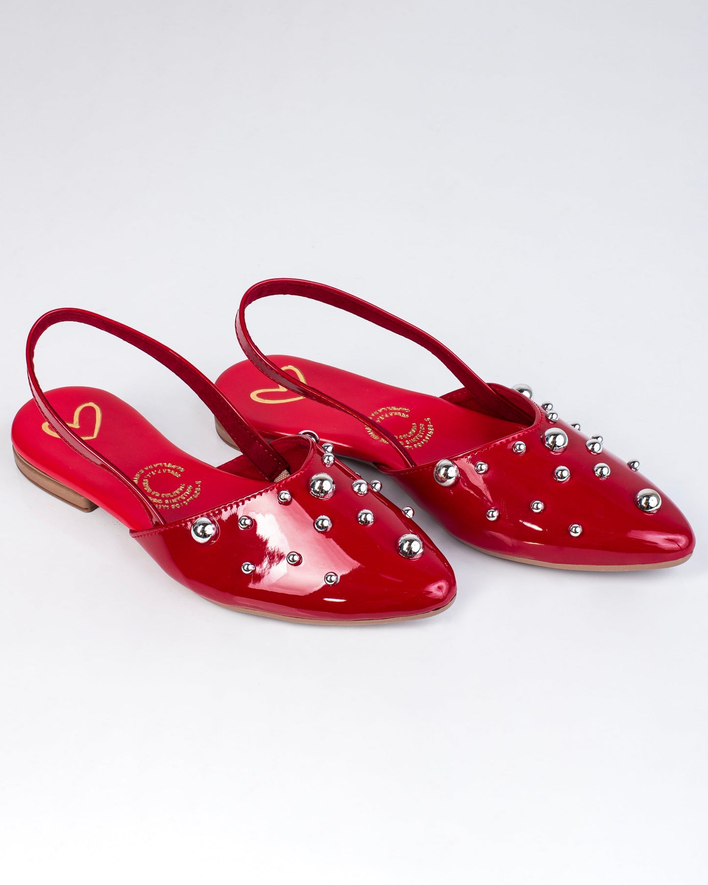 Baleta de Dama Y434 Rojo