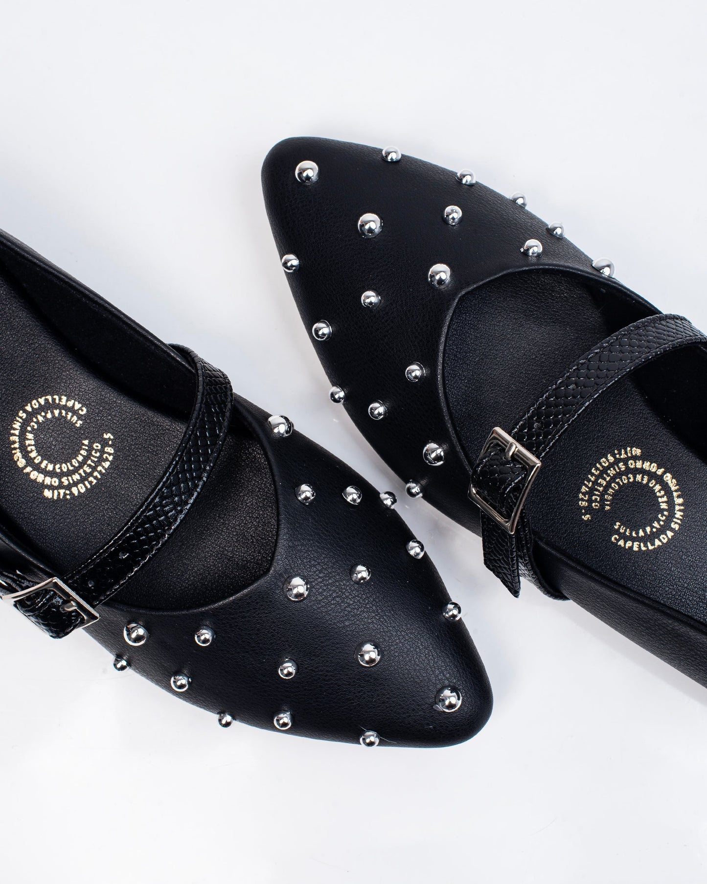 Baleta de Dama Cerrada Y439 Negro