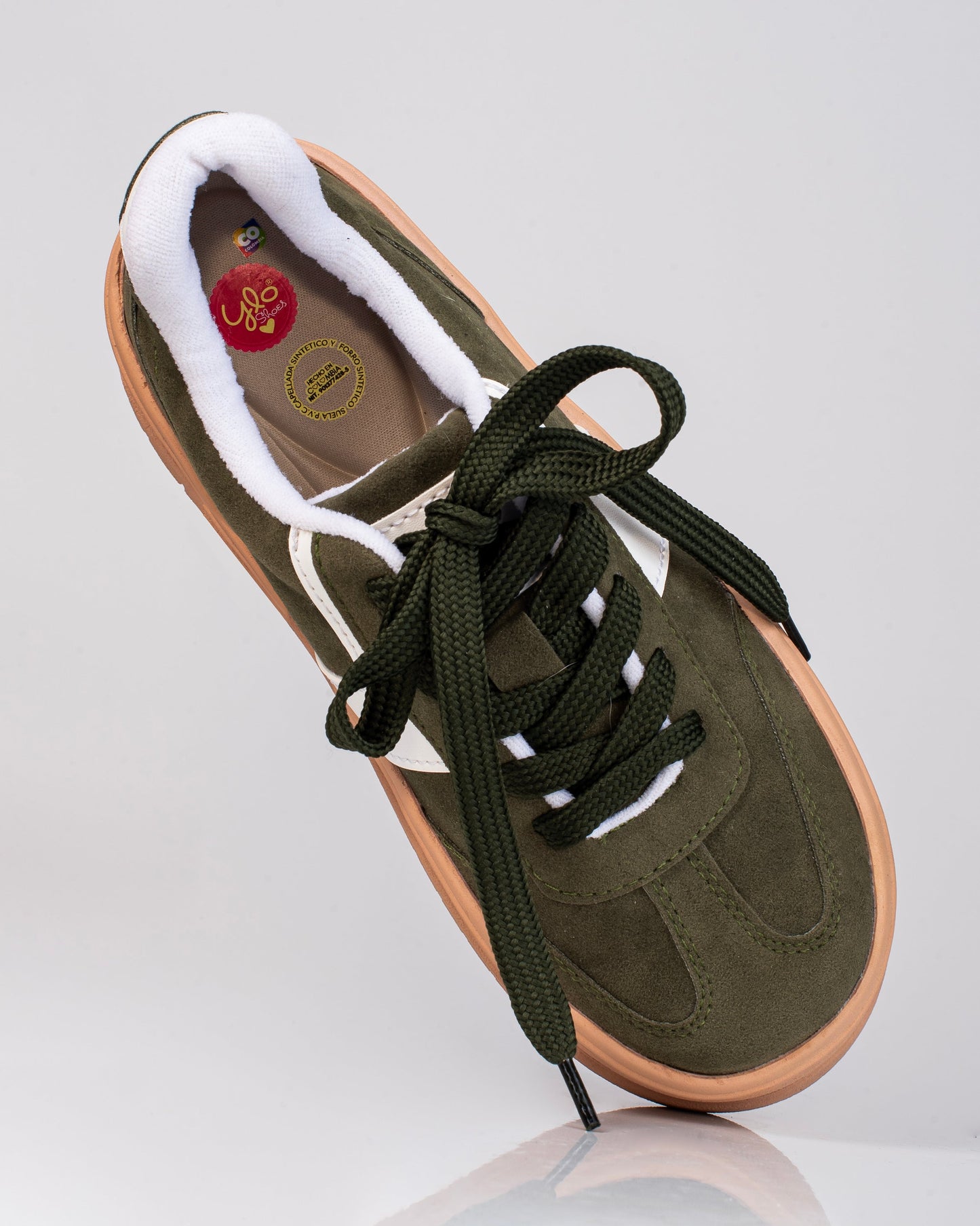 Tenis Emma suela cafe 3 cm