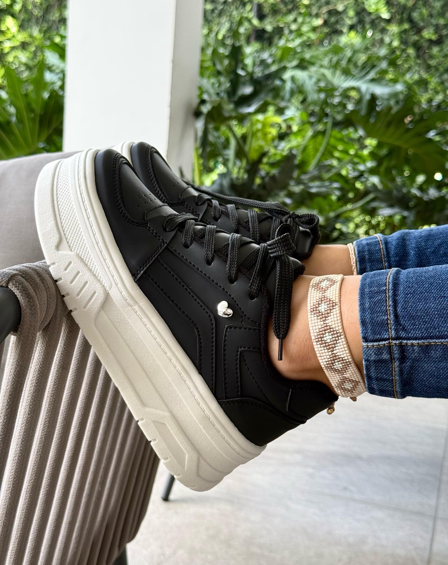 Tenis Alana – Plataforma chunky con plantilla confort | Ylo Shoes