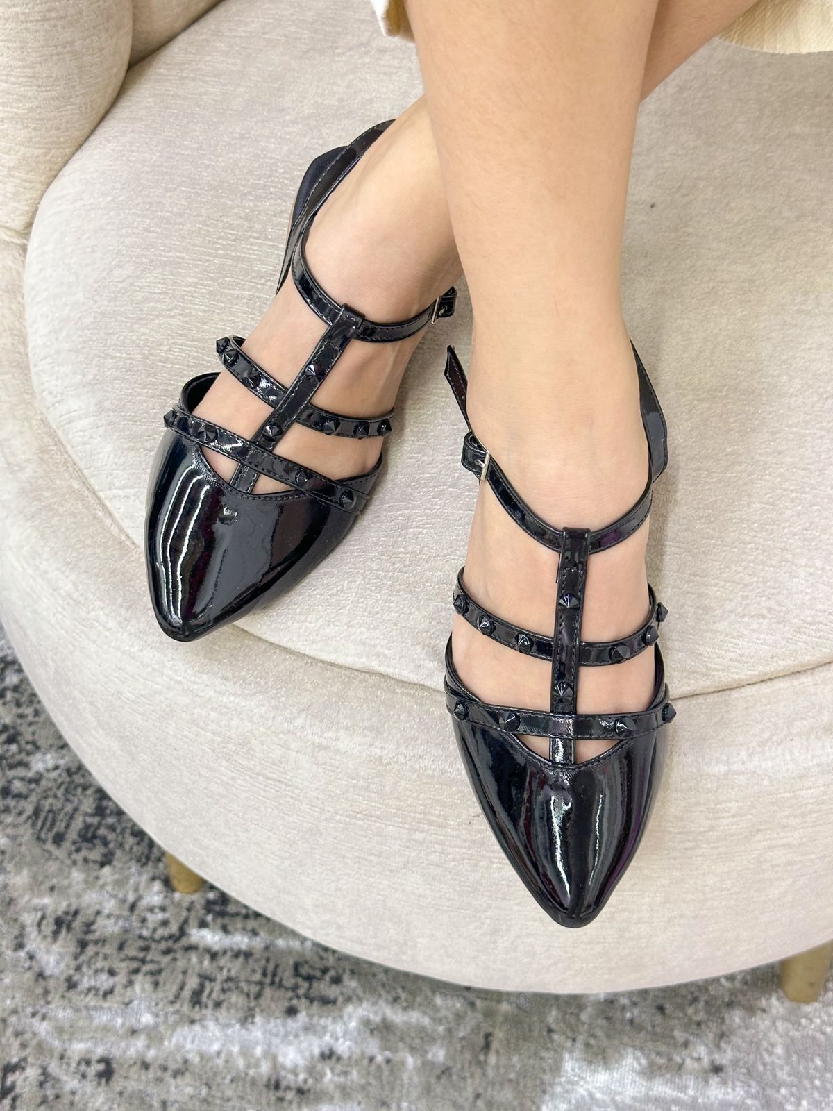 Baleta de Dama Y2418 Negro