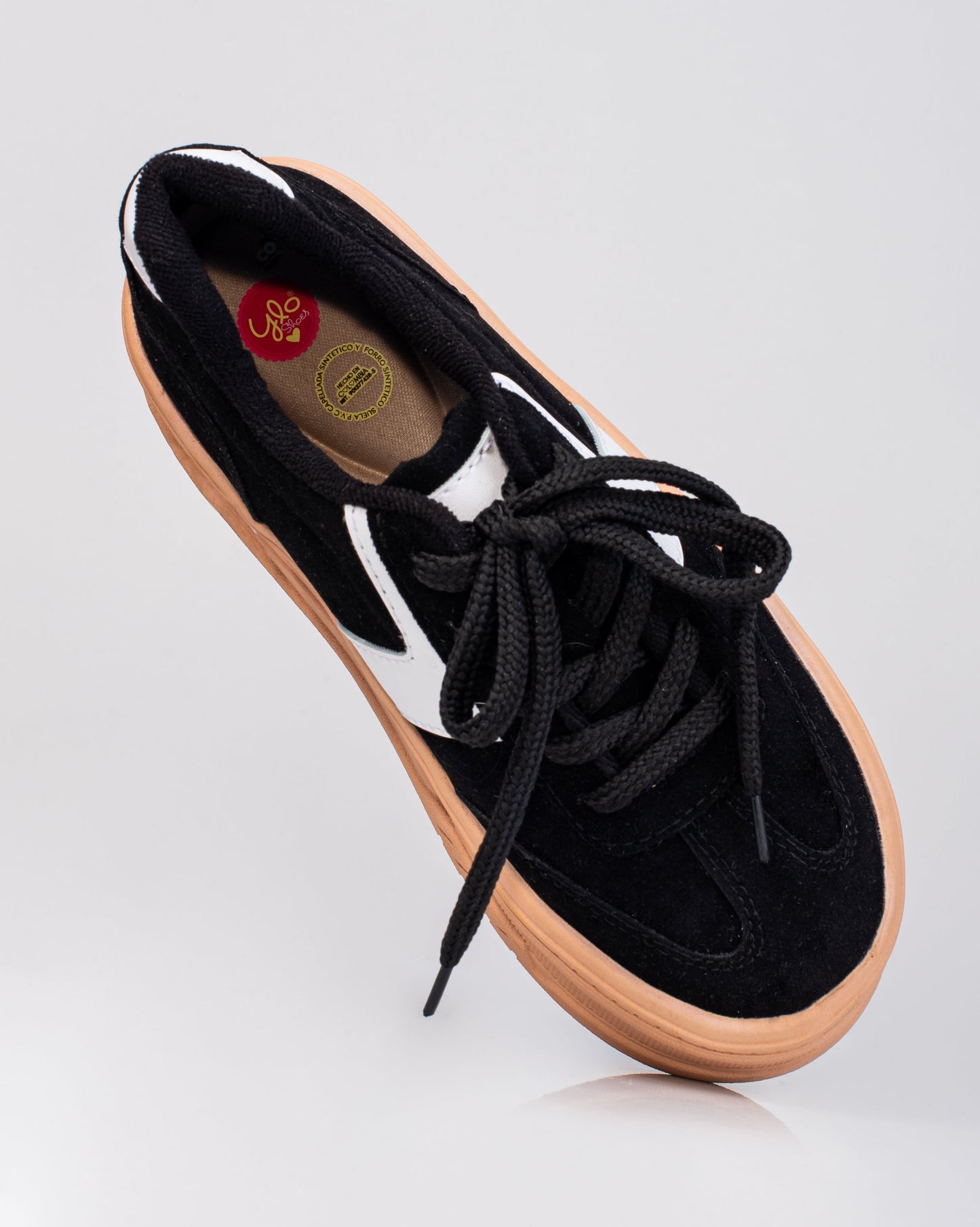 Tenis Emma suela cafe 3 cm