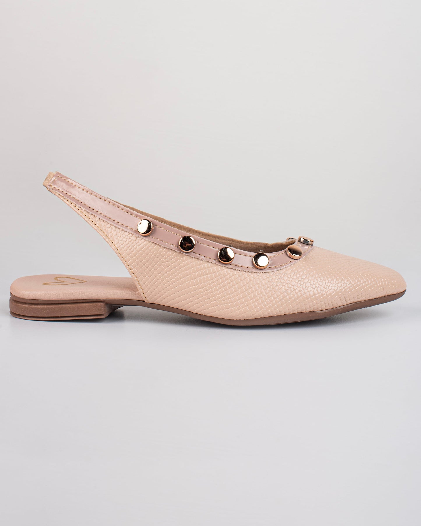 Baleta de Dama  sueco tache Y2419 Nude