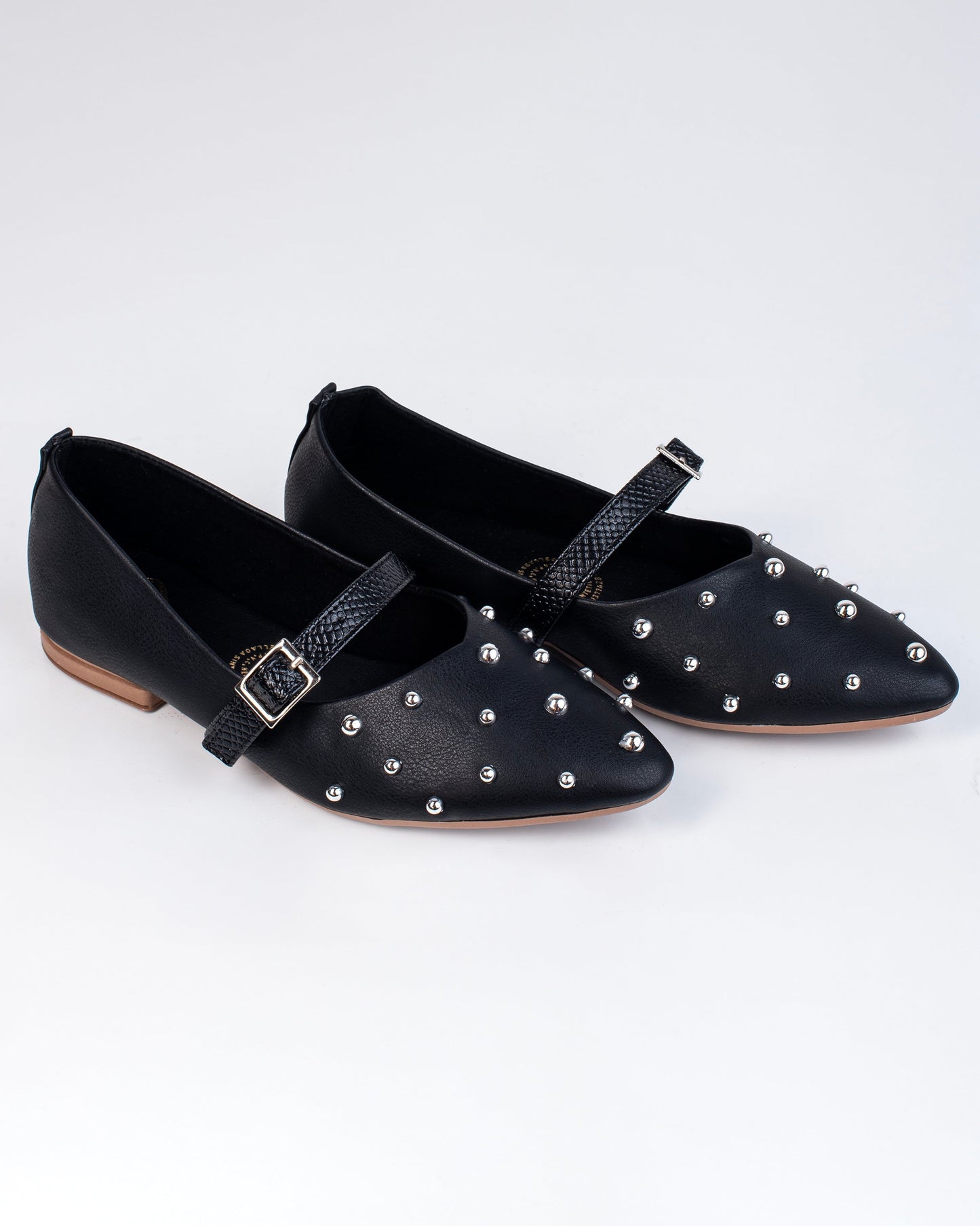 Baleta de Dama Cerrada Y439  Negro