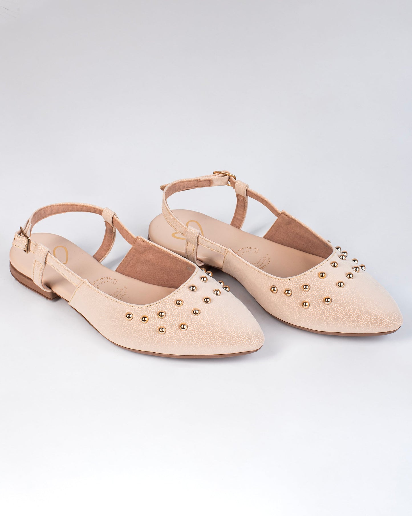 Baleta de Dama Cerrada Y2437 Beige