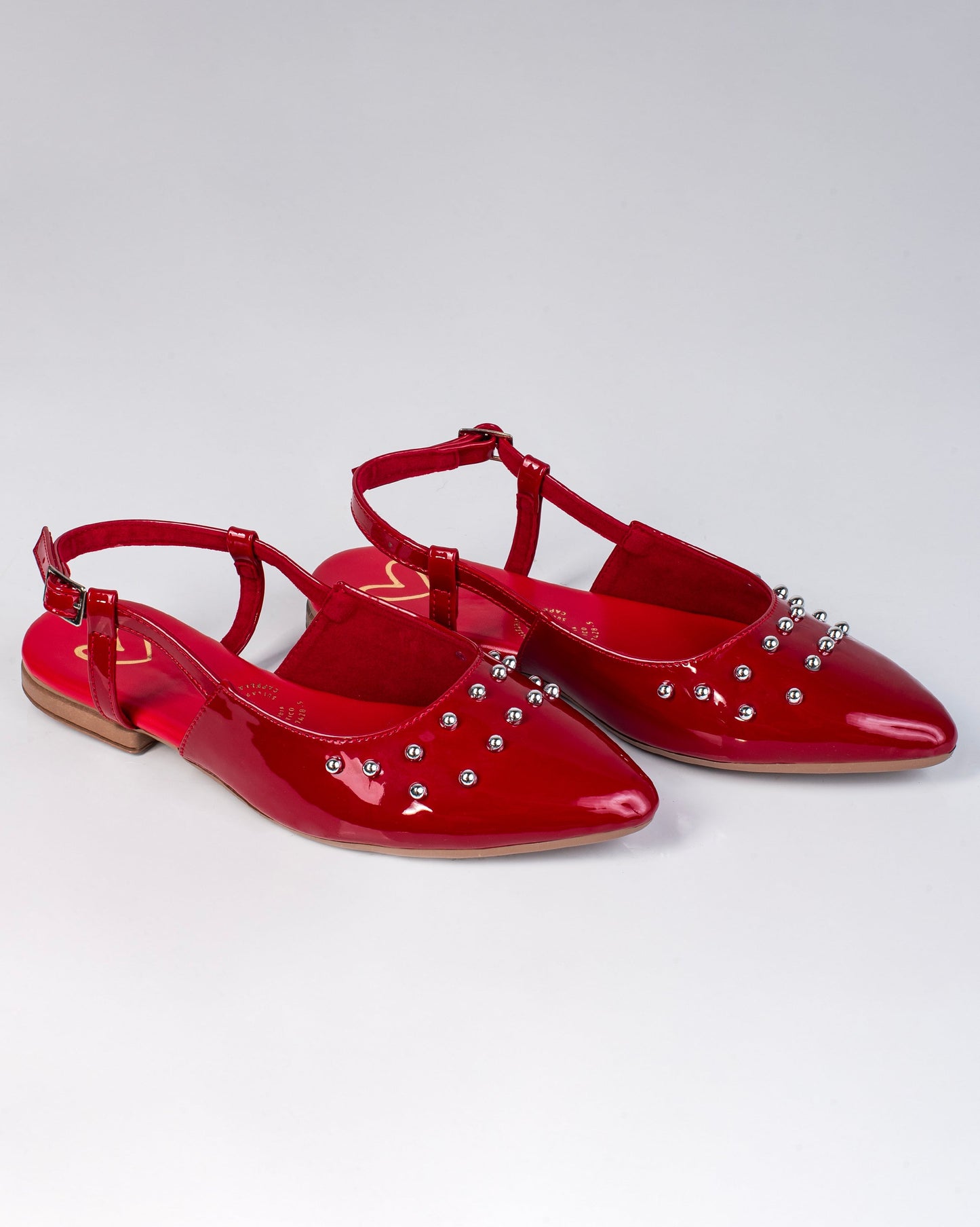 Baleta de Dama Cerrada Y2437 Rojo