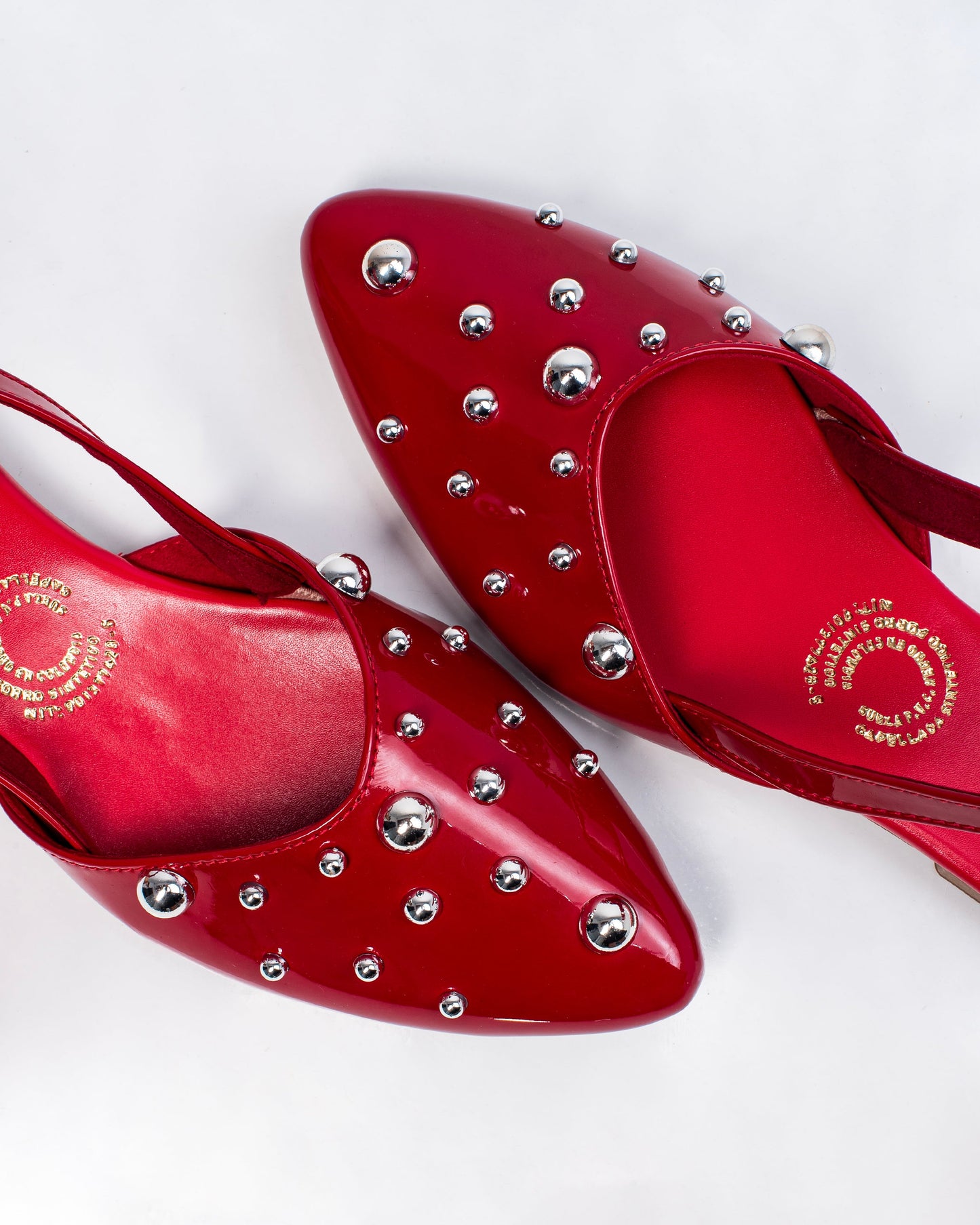 Baleta de Dama Y434 Rojo