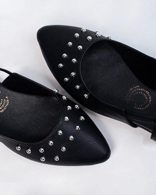 Baleta de Dama Cerrada Y2437 Negro