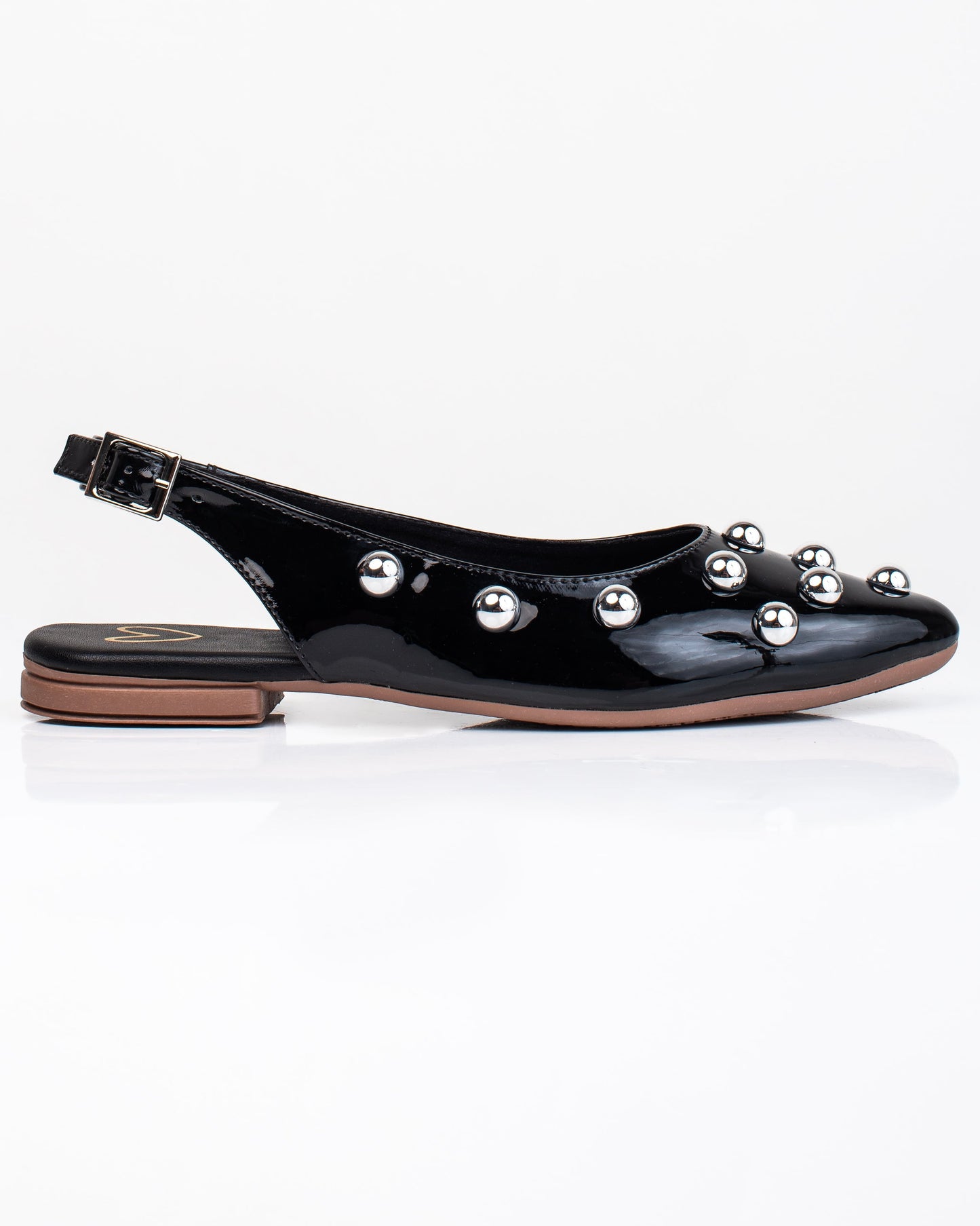 Baletas Sueca Taches Y2460  – Con estoperoles grandes y suela antideslizante | Ylo Shoes