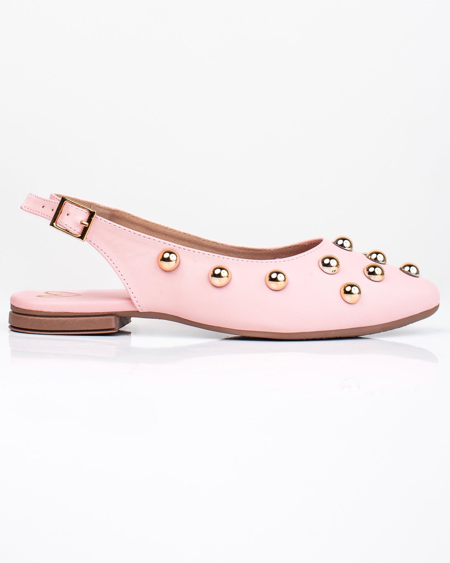 Baletas Sueca Taches Y2460  – Con estoperoles grandes y suela antideslizante | Ylo Shoes