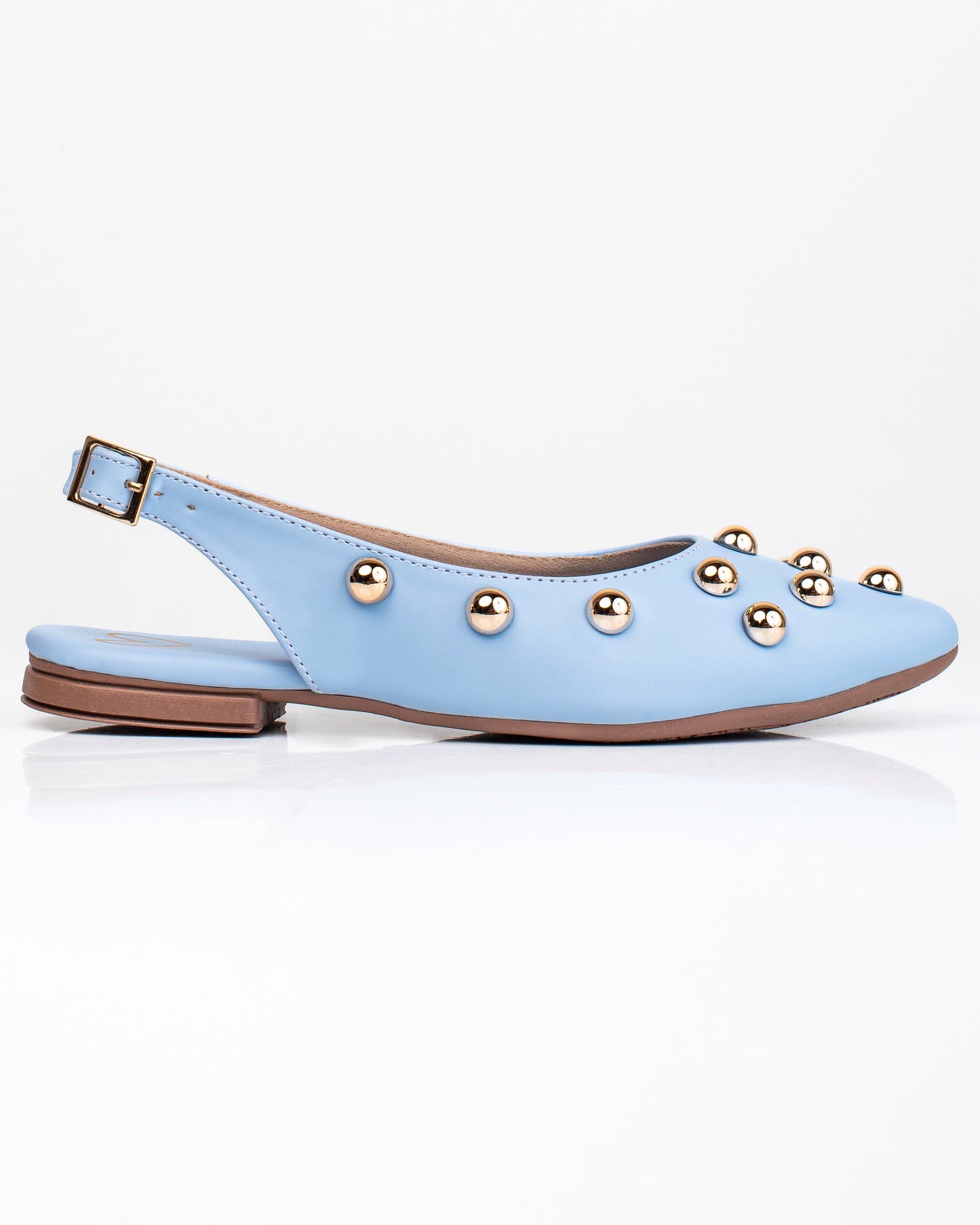 Baletas Sueca Taches Y2460  – Con estoperoles grandes y suela antideslizante | Ylo Shoes