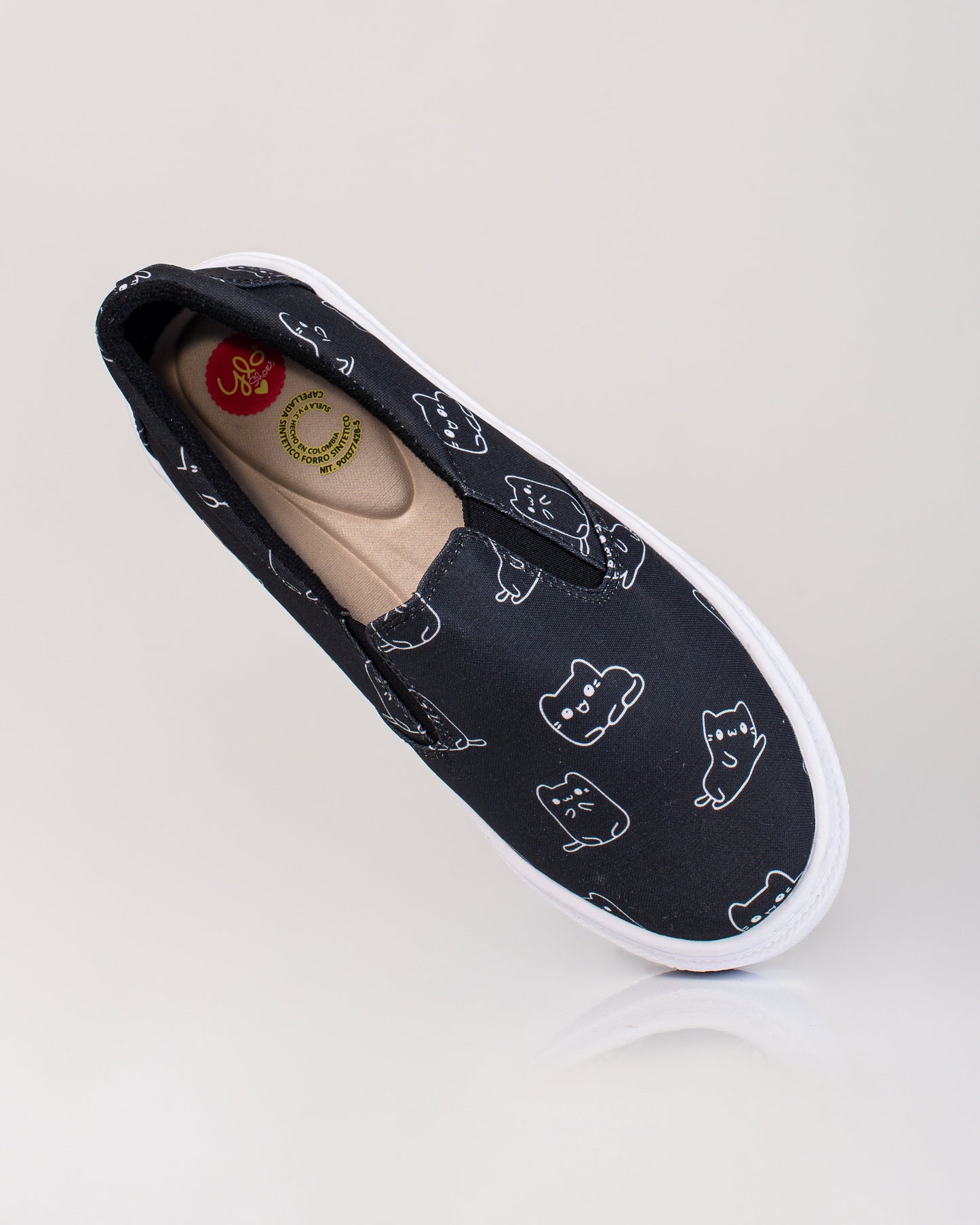 Tenis mocasin Gatos N en Tela Z17