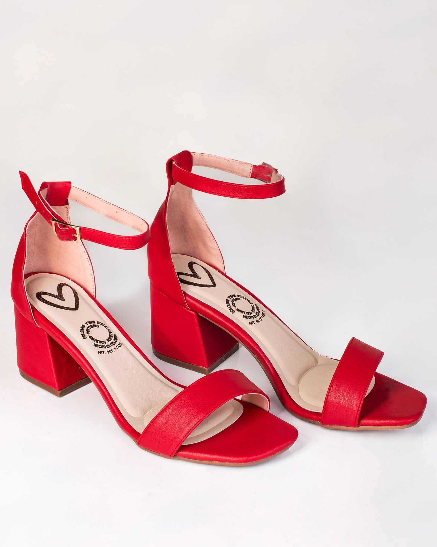 sandalia de tacon para dama J201