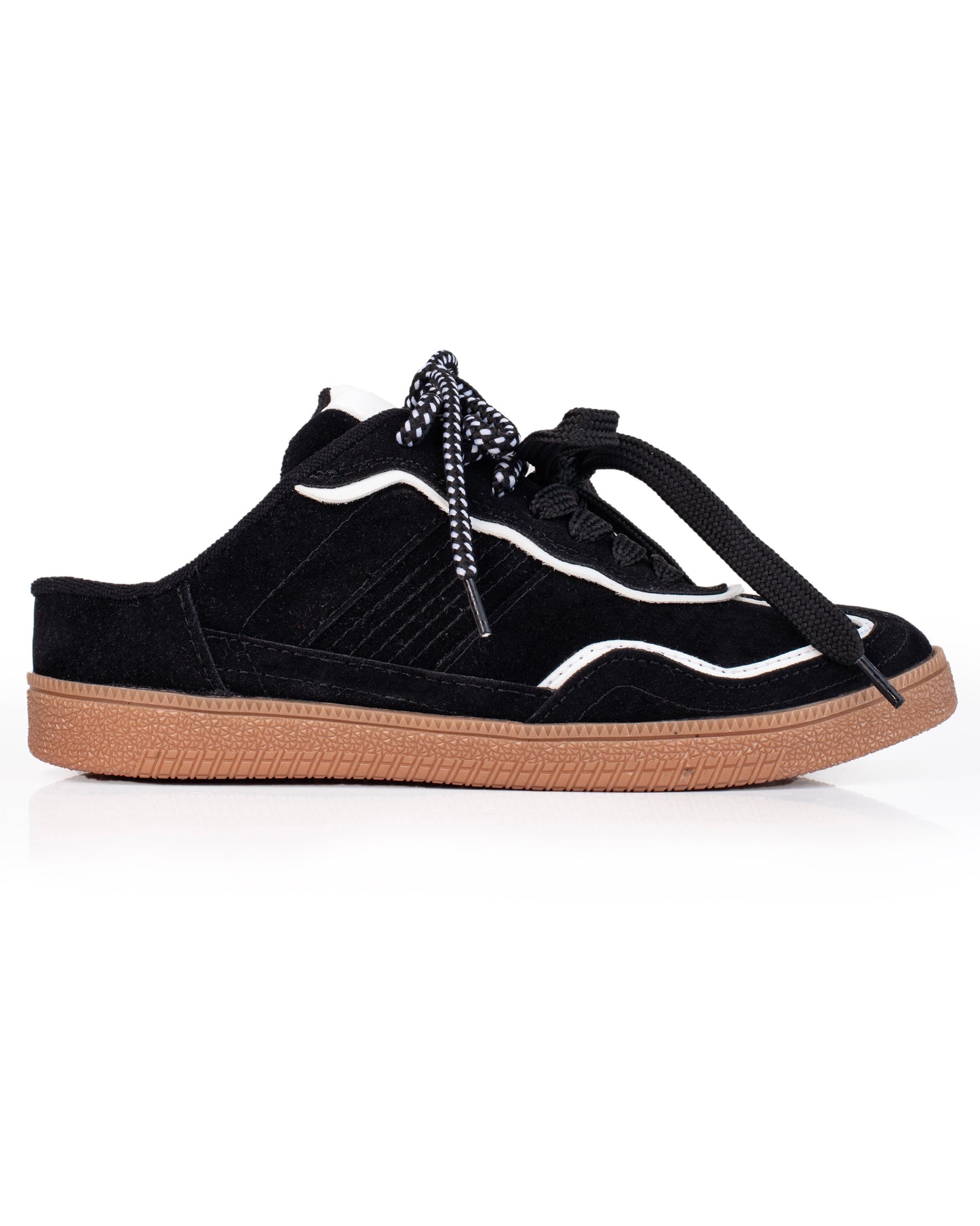 Moka | Mule Sneakers femeninos en gamuza sintética – Ylo Shoes