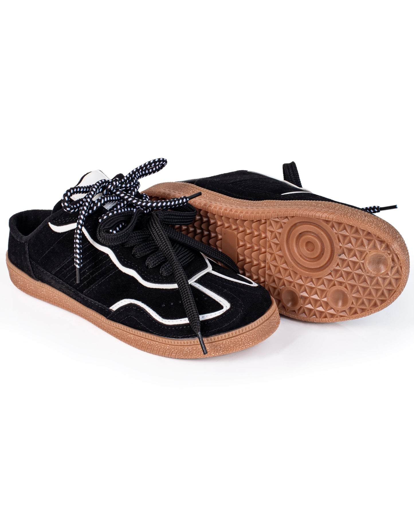 Moka | Mule Sneakers femeninos en gamuza sintética – Ylo Shoes