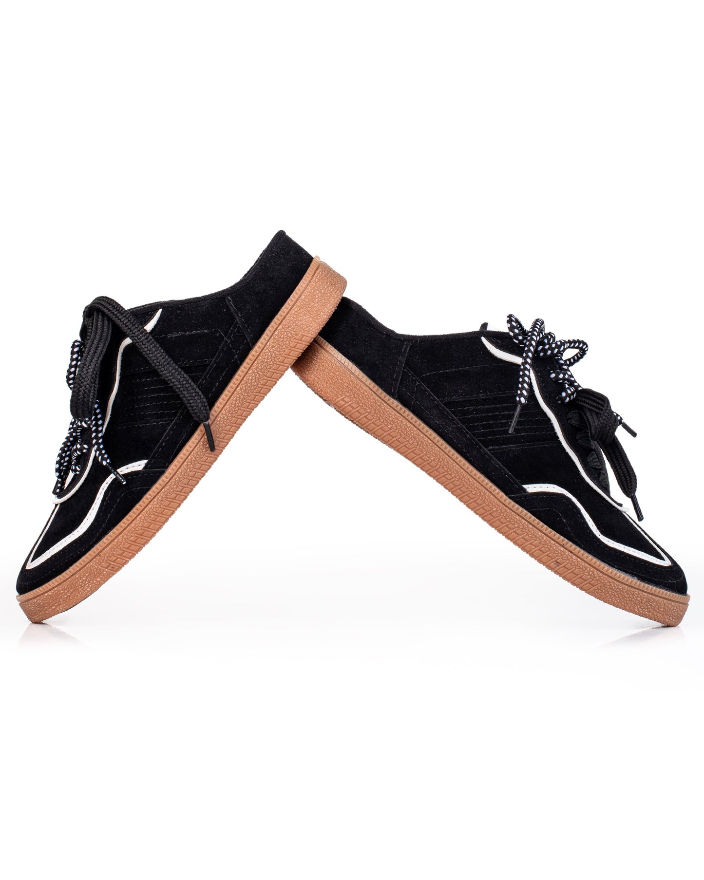 Moka | Mule Sneakers femeninos en gamuza sintética – Ylo Shoes