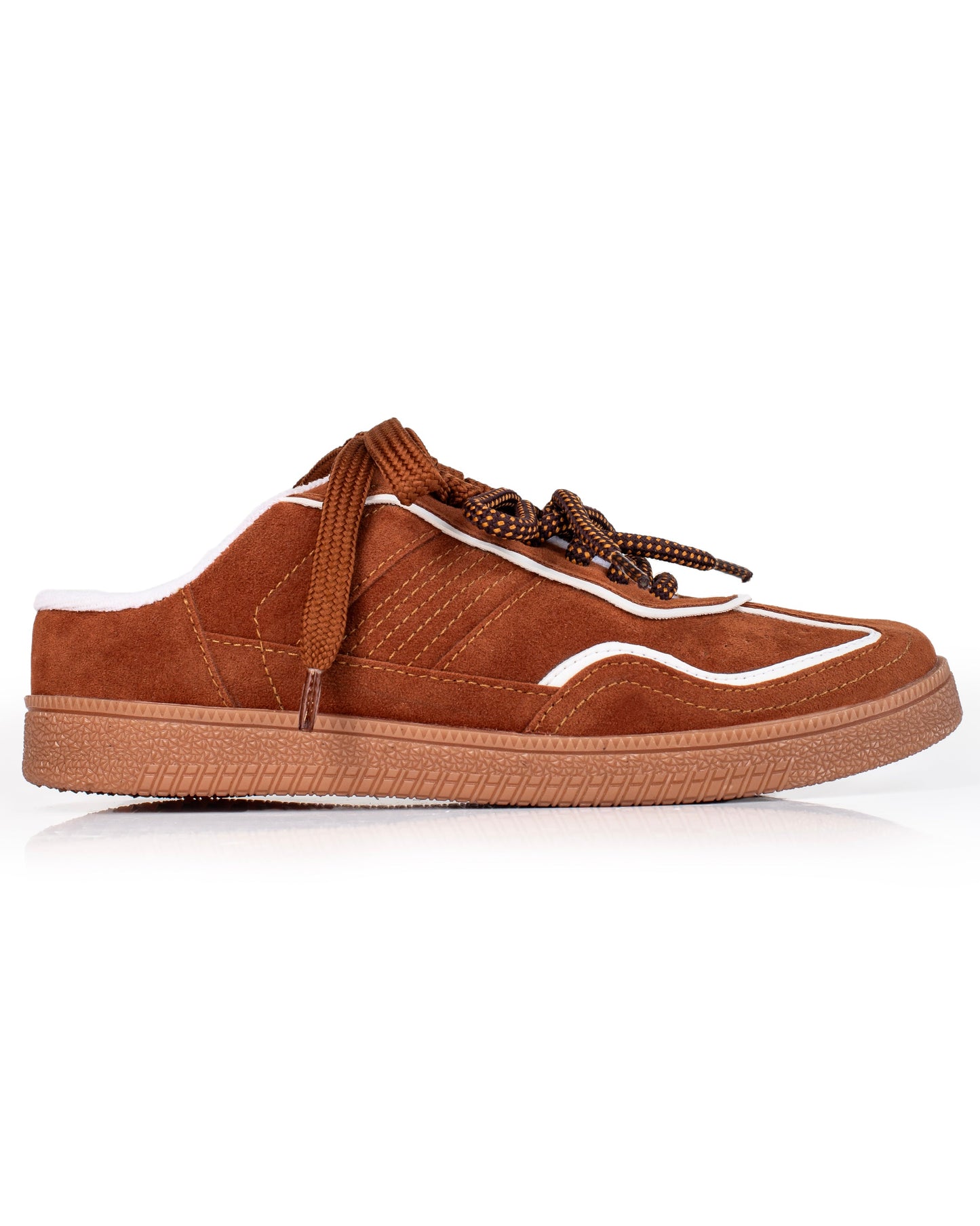 Moka | Mule Sneakers femeninos en gamuza sintética – Ylo Shoes