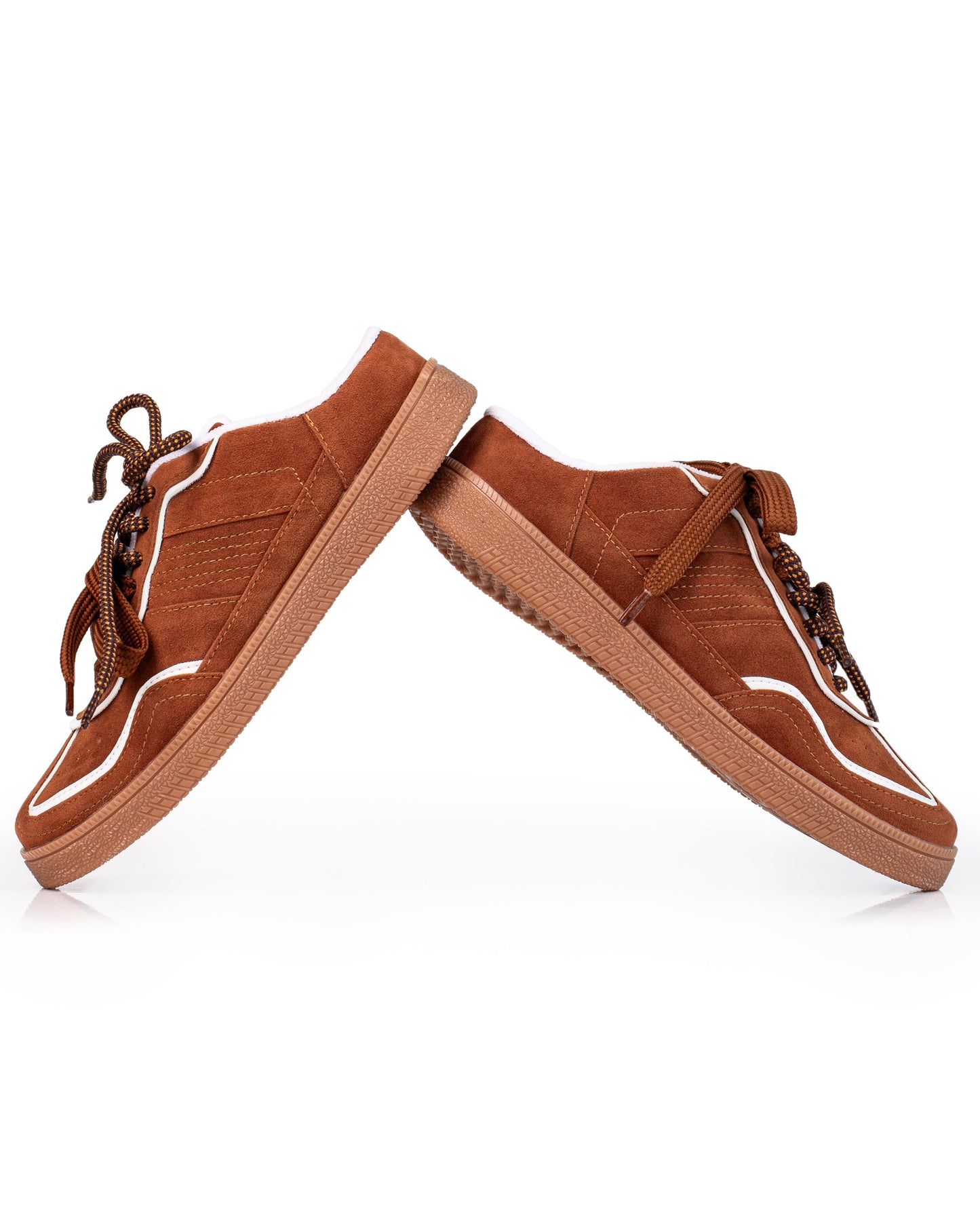 Moka | Mule Sneakers femeninos en gamuza sintética – Ylo Shoes
