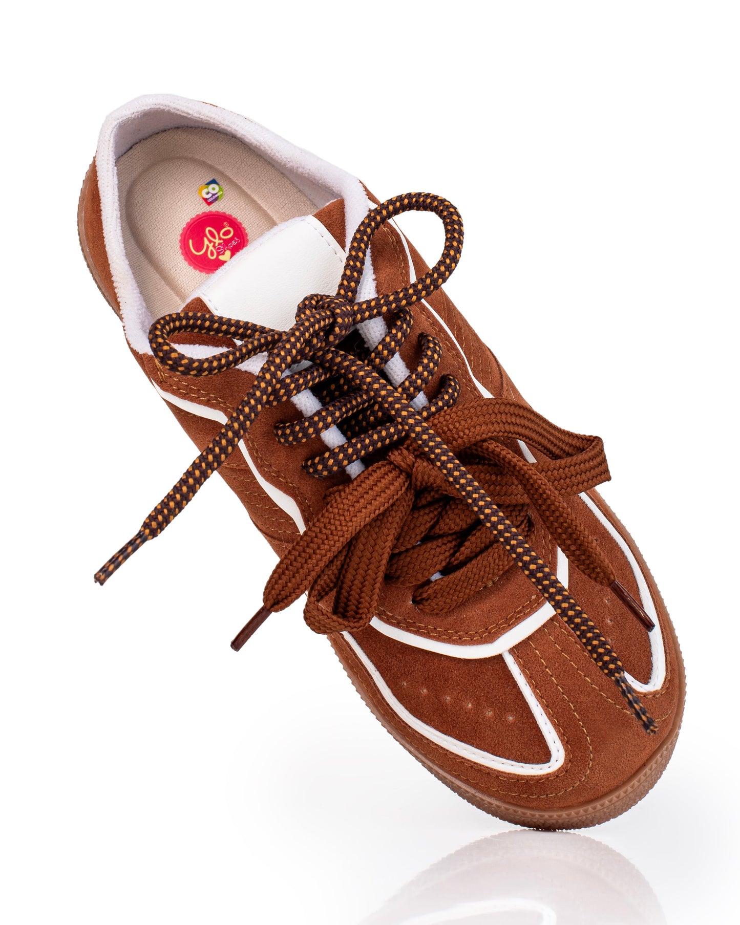 Moka | Mule Sneakers femeninos en gamuza sintética – Ylo Shoes