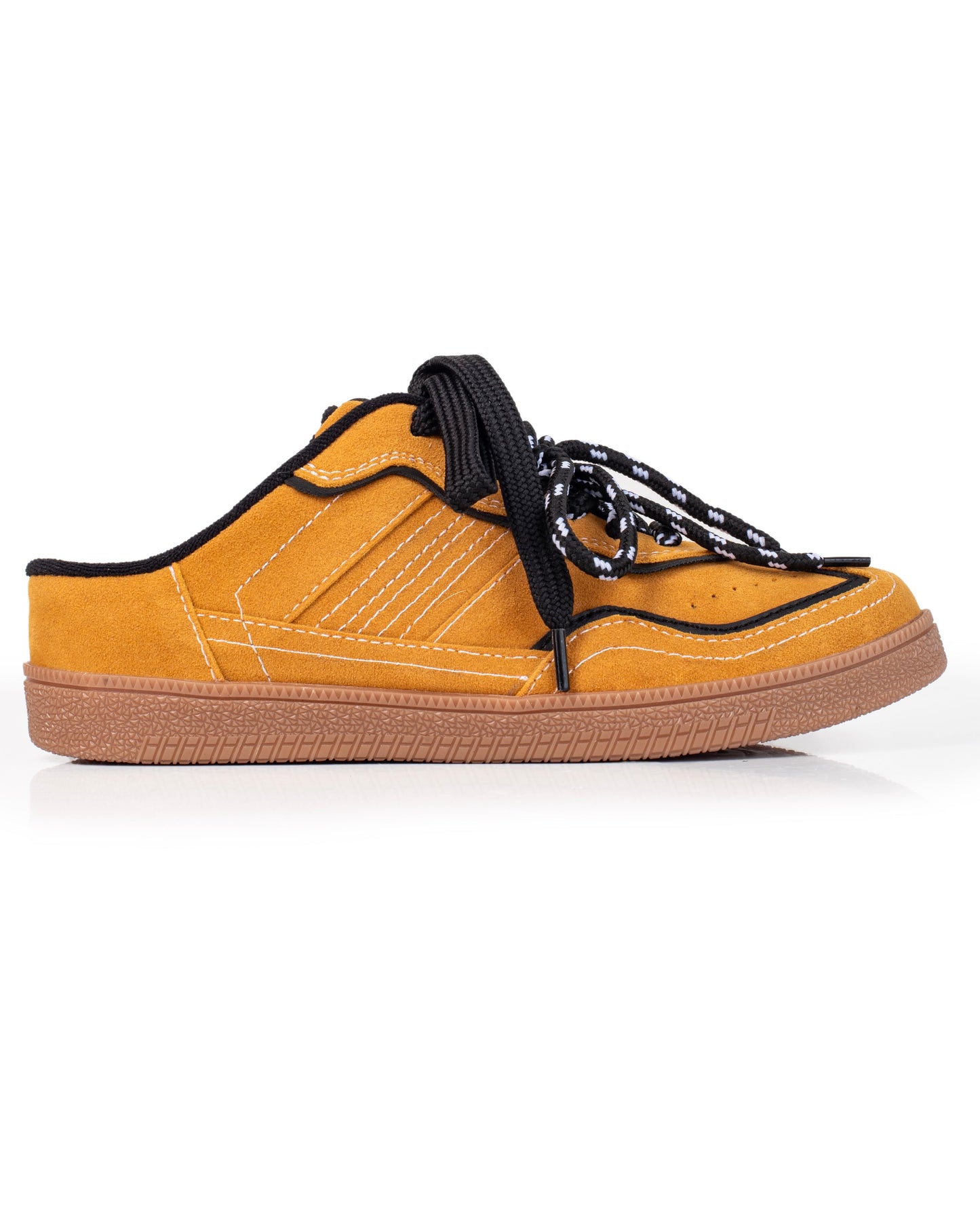 Moka | Mule Sneakers femeninos en gamuza sintética – Ylo Shoes