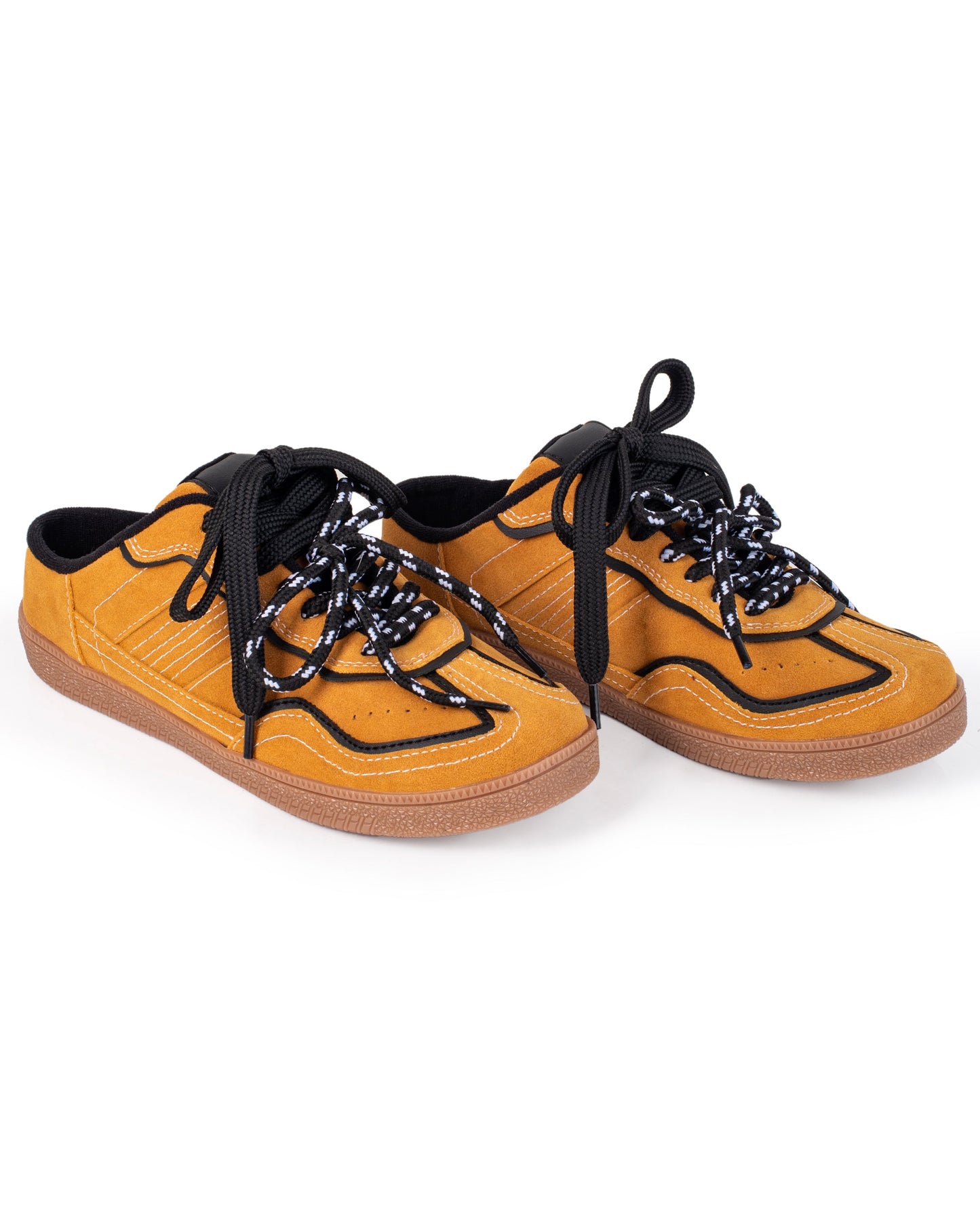 Moka | Mule Sneakers femeninos en gamuza sintética – Ylo Shoes