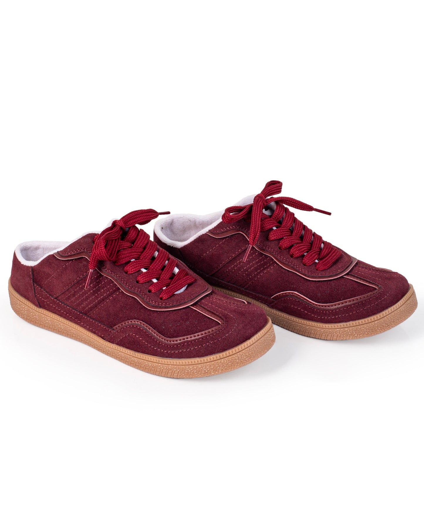 Moka | Mule Sneakers femeninos en gamuza sintética – Ylo Shoes