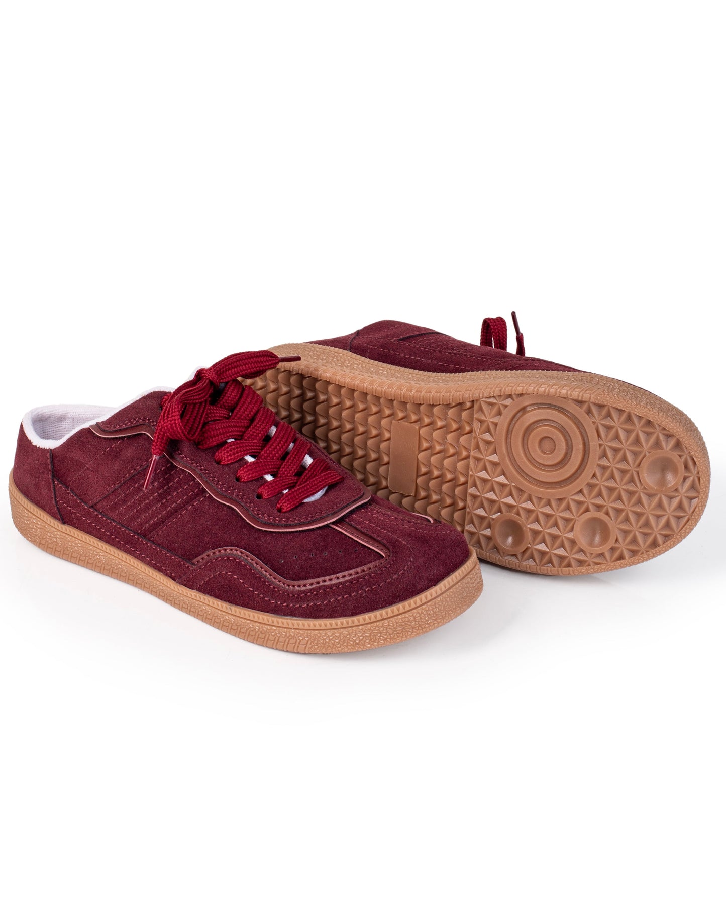 Moka | Mule Sneakers femeninos en gamuza sintética – Ylo Shoes