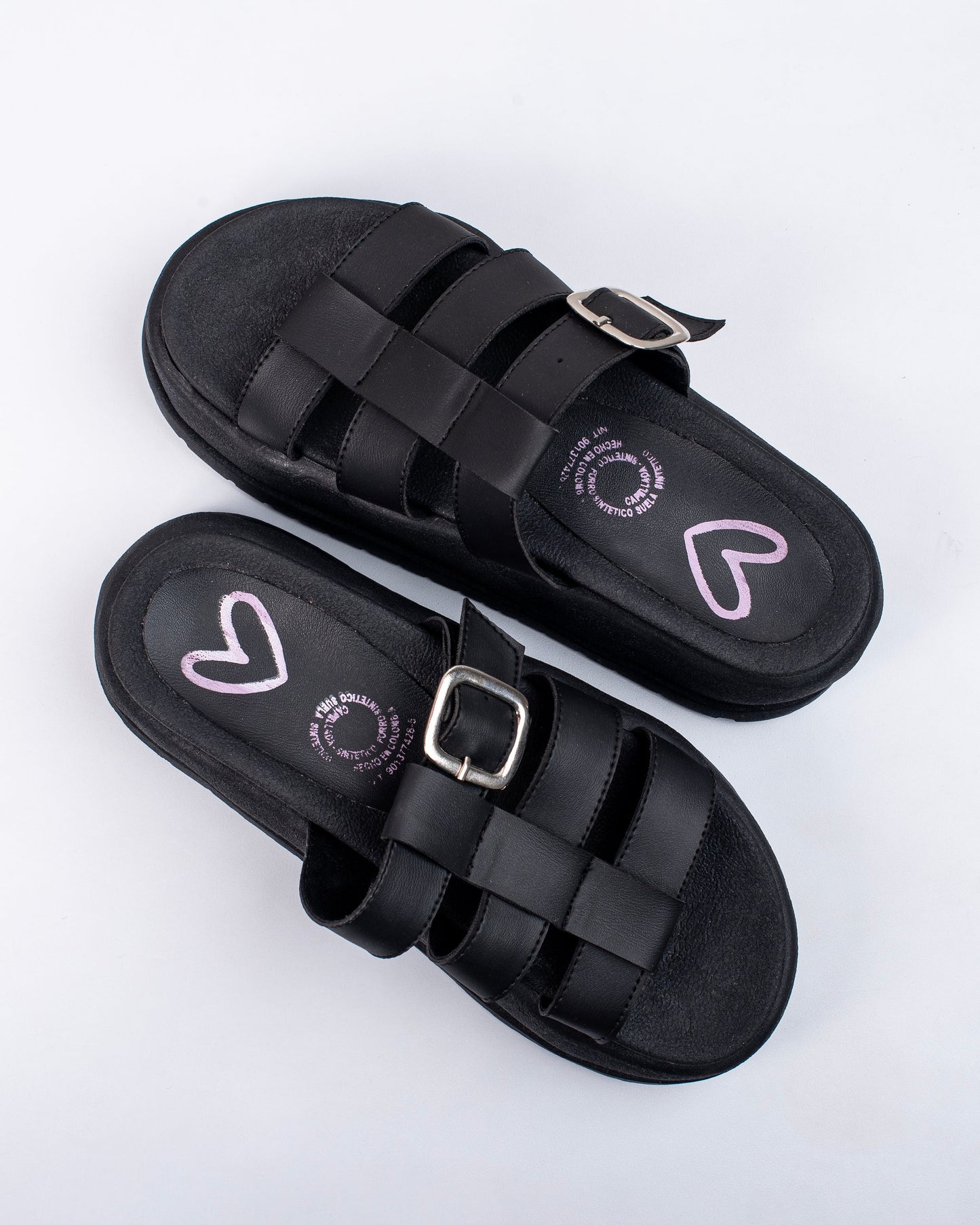 Sandalia playera T204 Negro