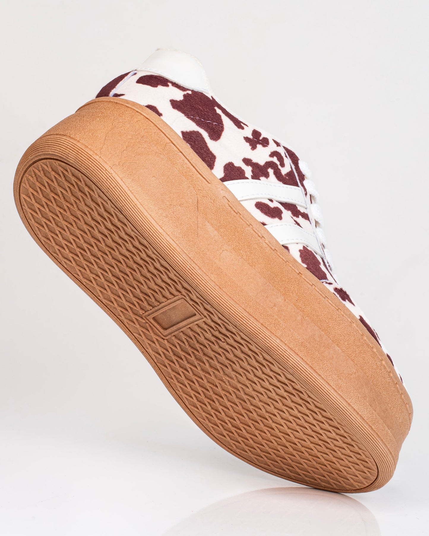 Tenis Brunella Cow para mujer – Plataforma de 4 cm| Ylo Shoes