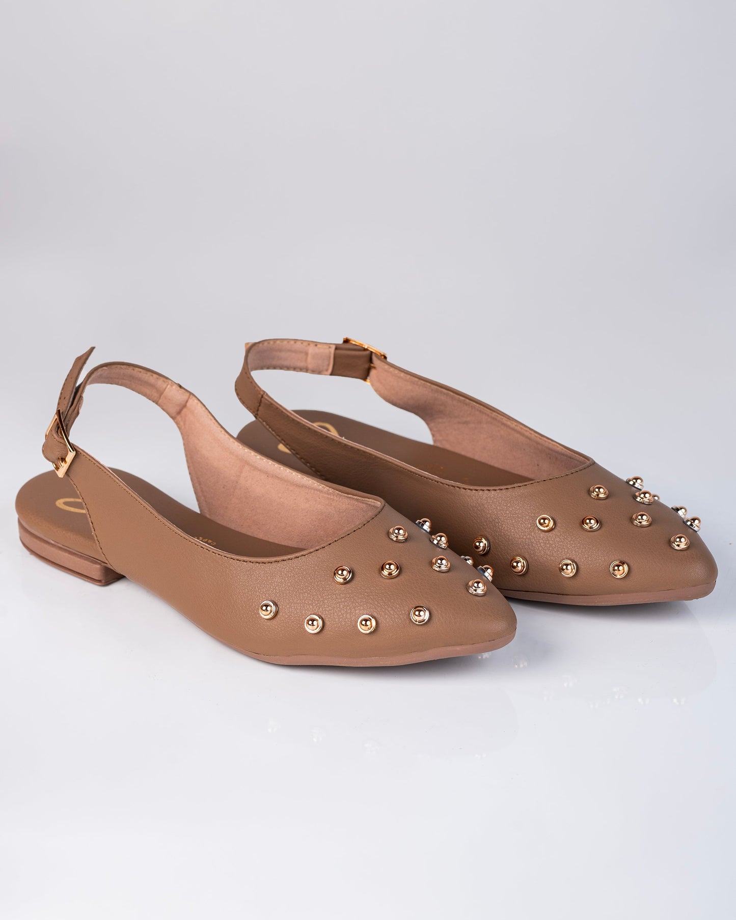 Baleta de Dama Mules Y2422 TAUPE