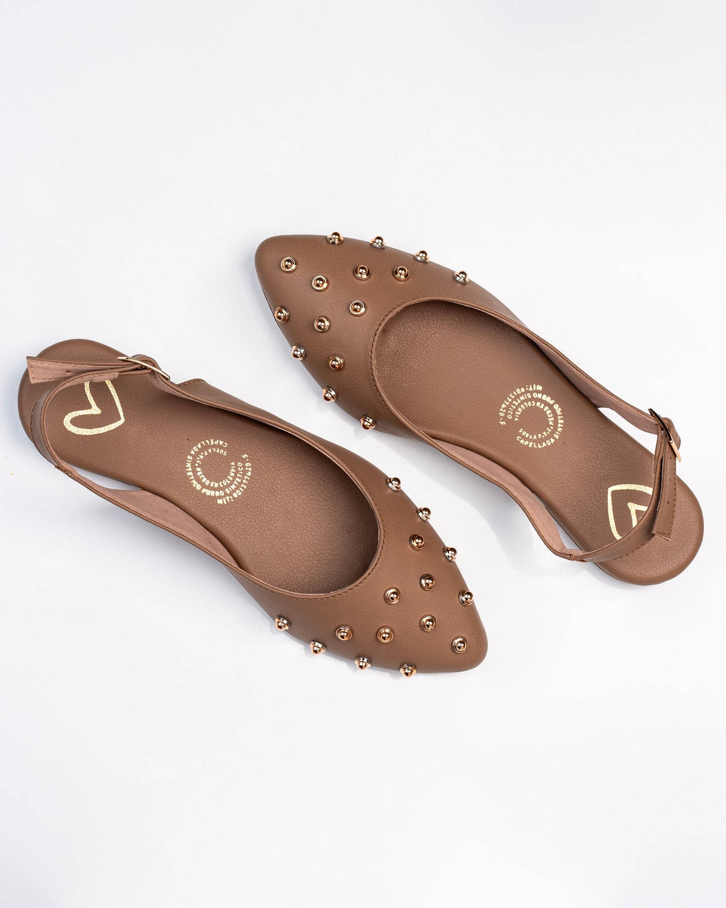 Baleta de Dama Mules Y2422 TAUPE