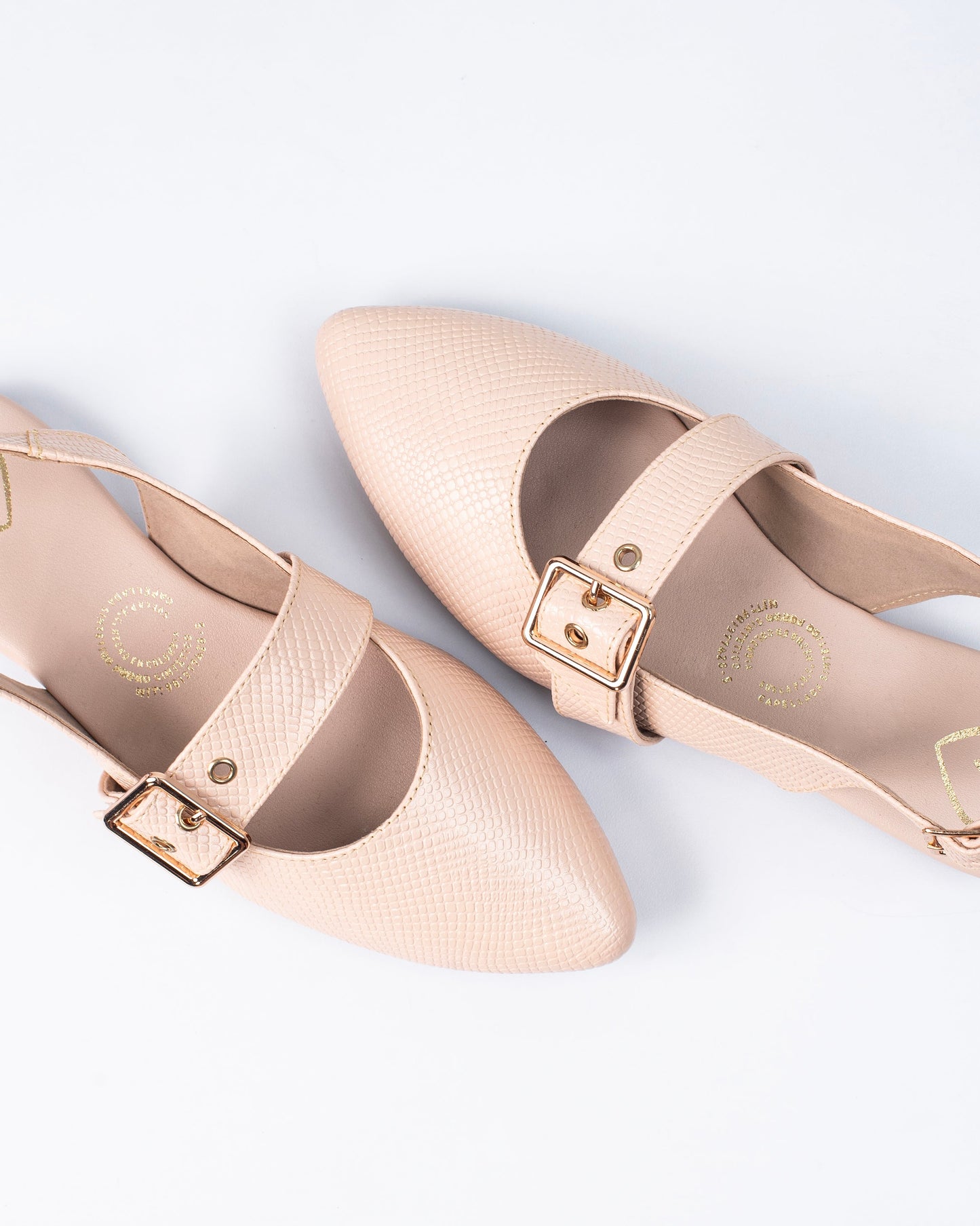 Baleta estilo sueco para dama Y2411 Nude