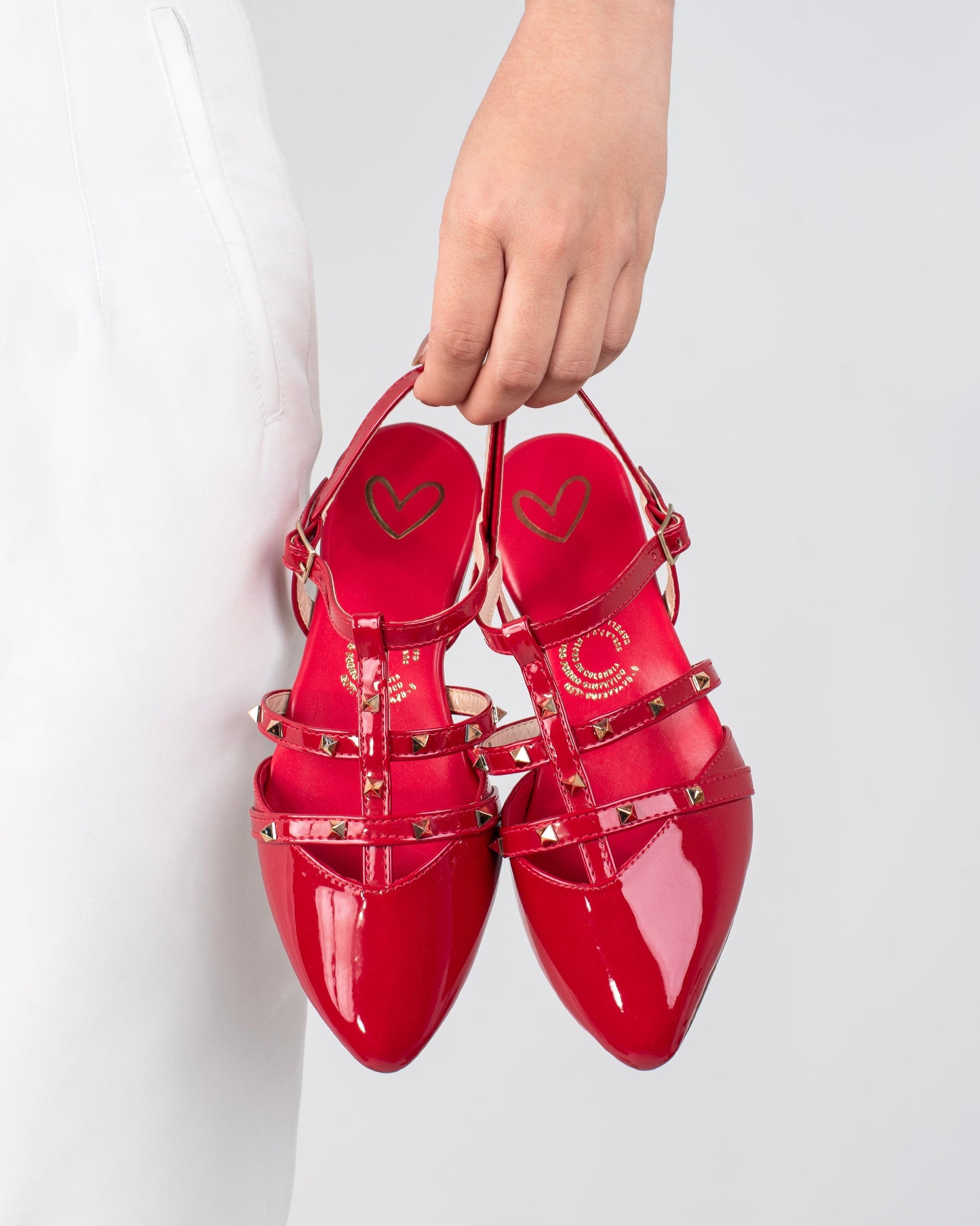 Baleta de Dama Y2418 Rojo