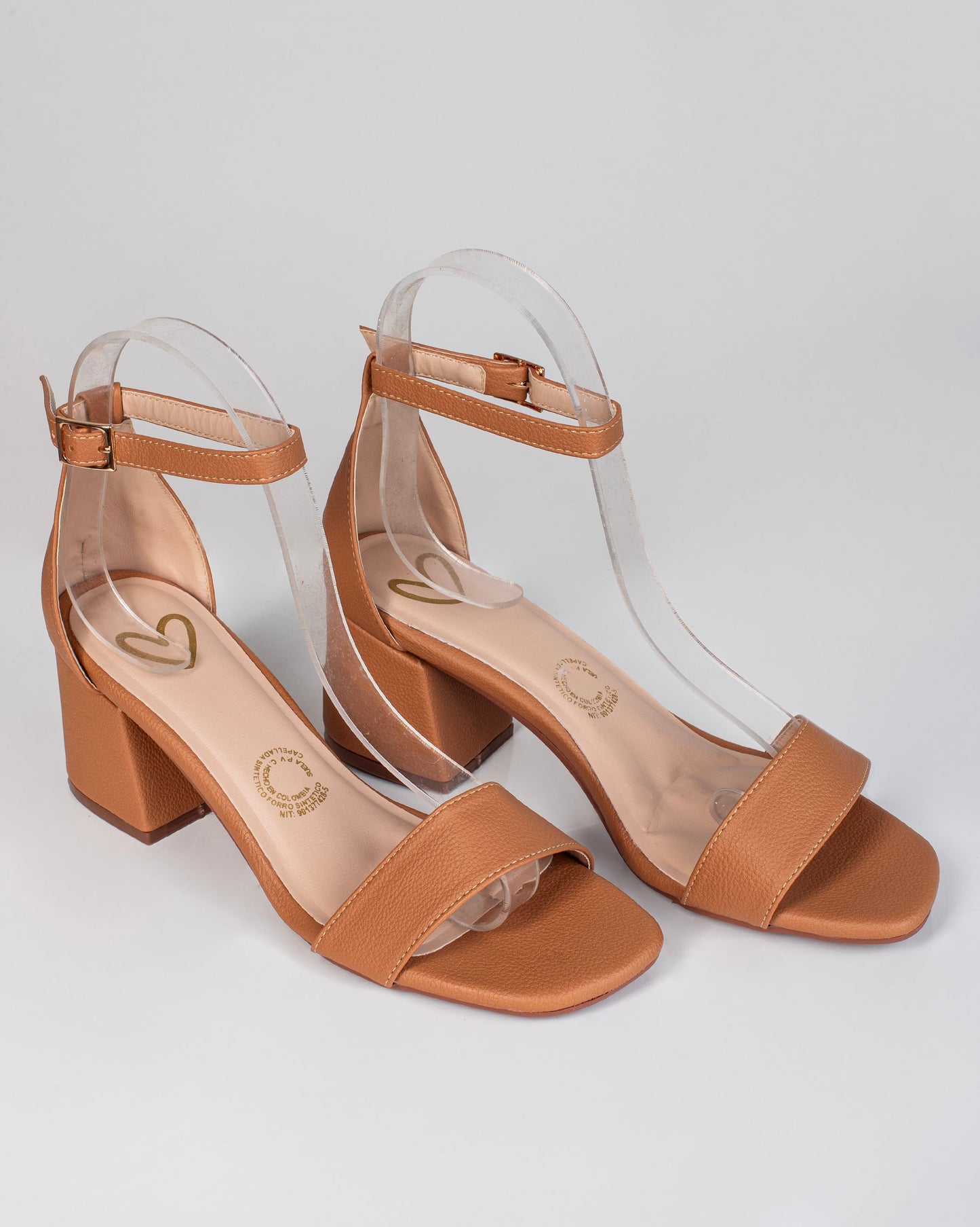 sandalia de tacon para dama J201