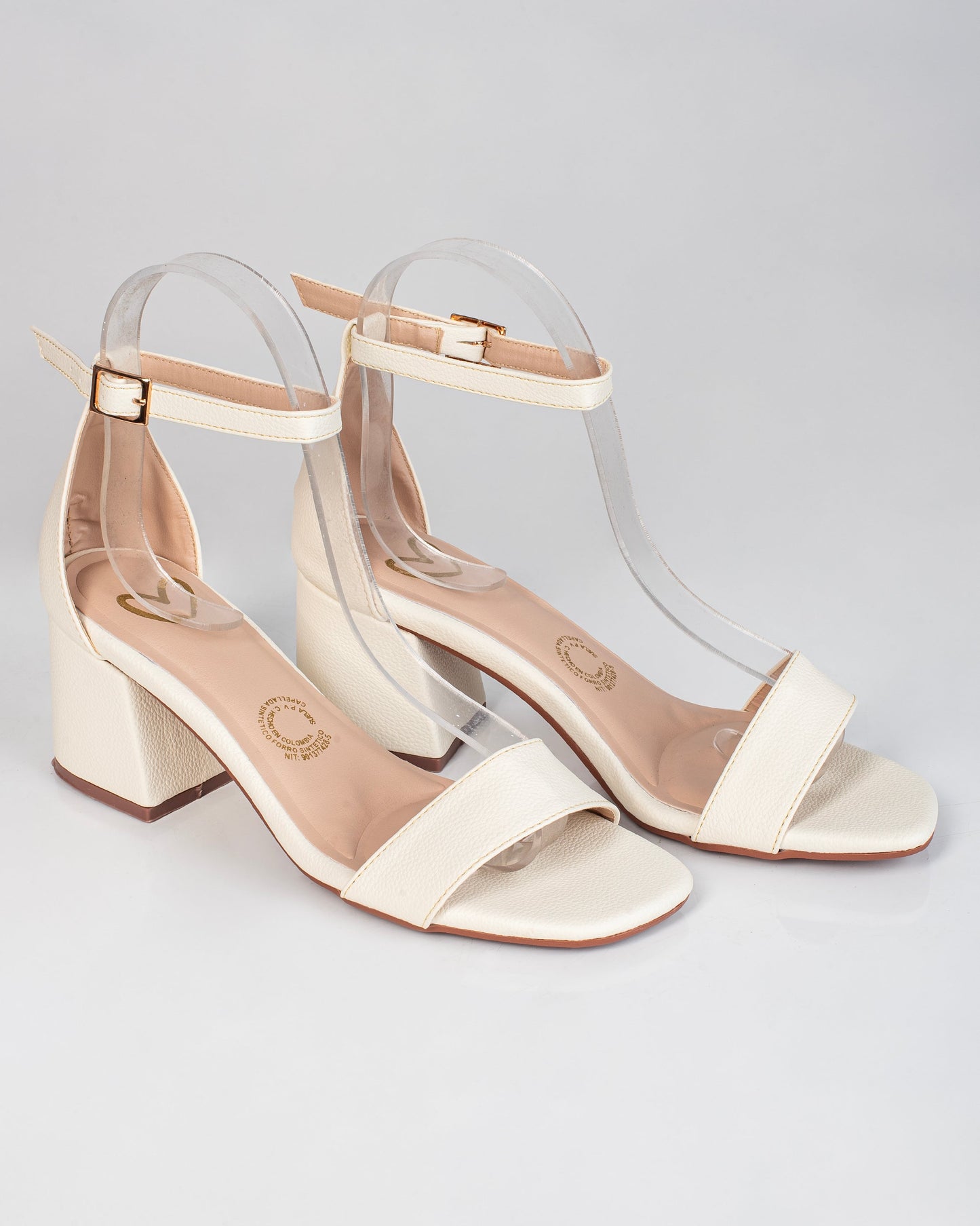 sandalia de tacon para dama J201