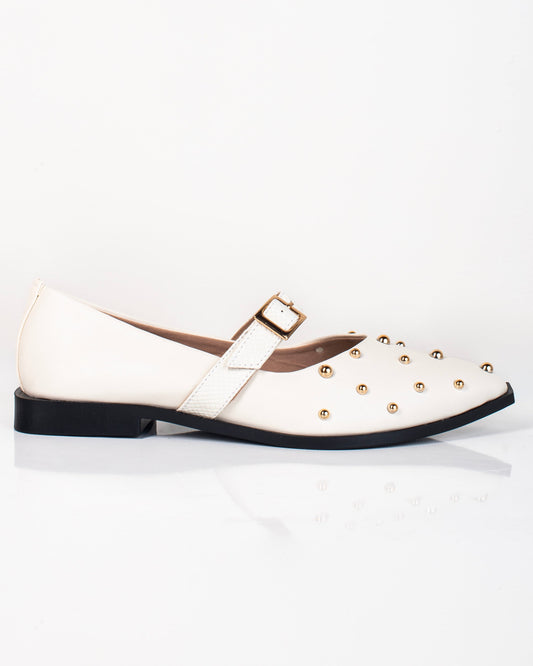 Mules de Dama T2439 cerrado Marfil