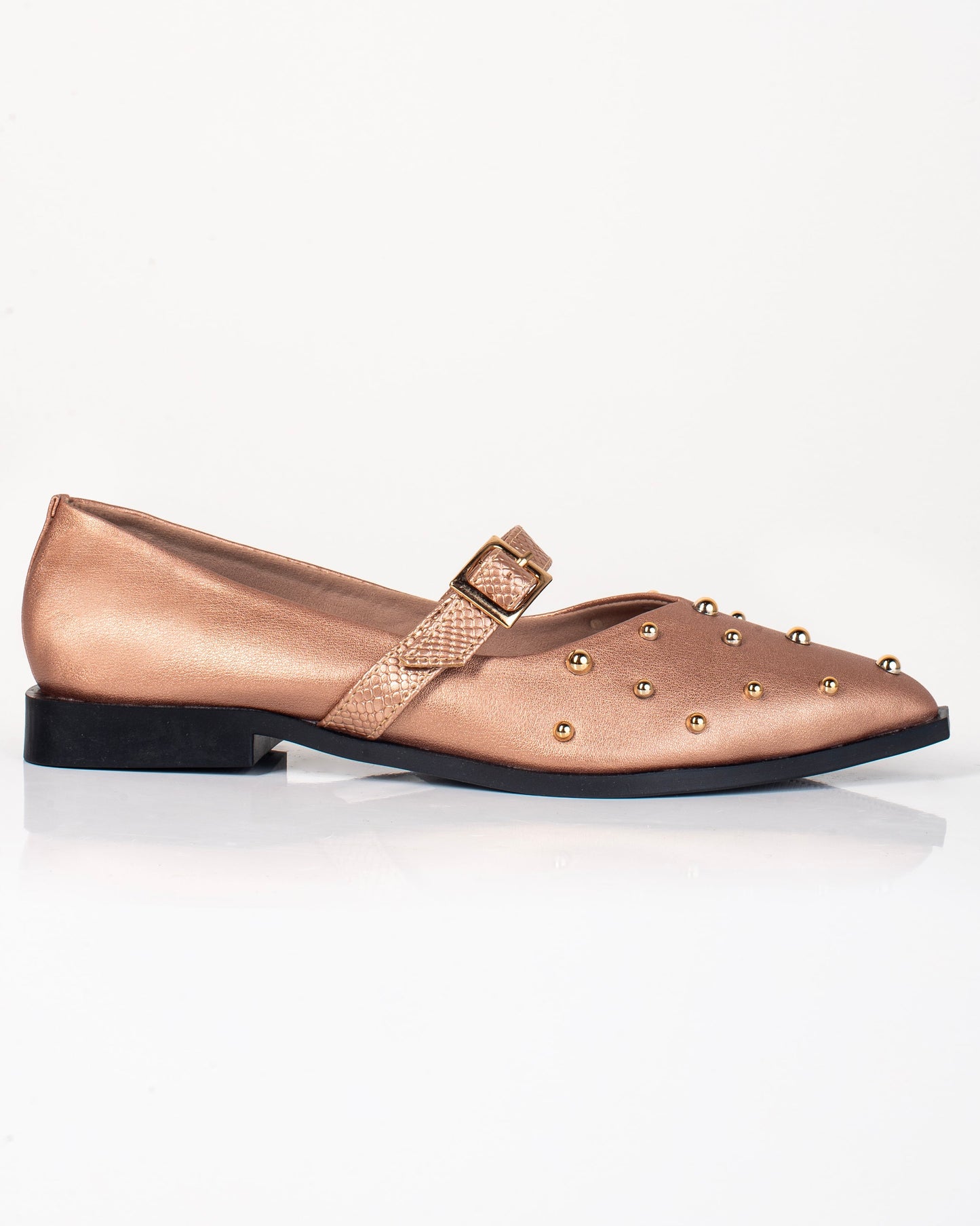 Mules de Dama T2439 cerrado  Oro rosa