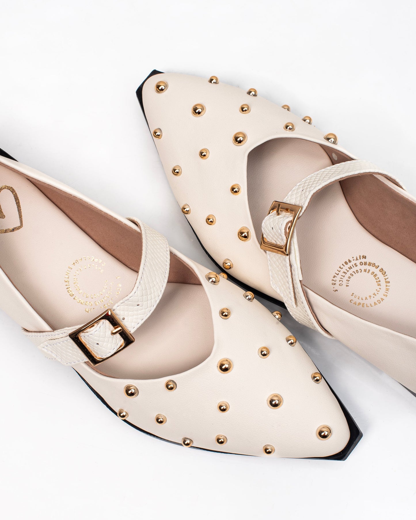 Mules de Dama T2439 cerrado Marfil