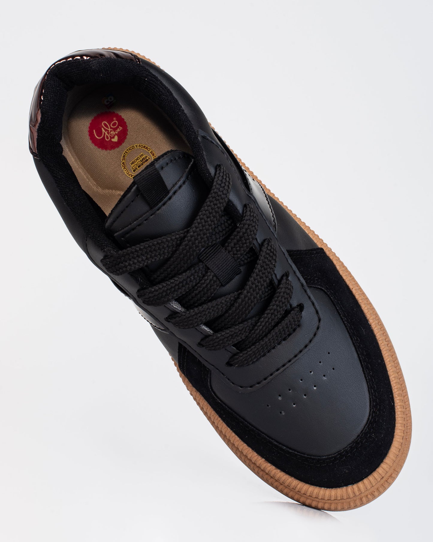 Tenis V687 – Suela baja bicolor con plantilla confort | Ylo Shoes