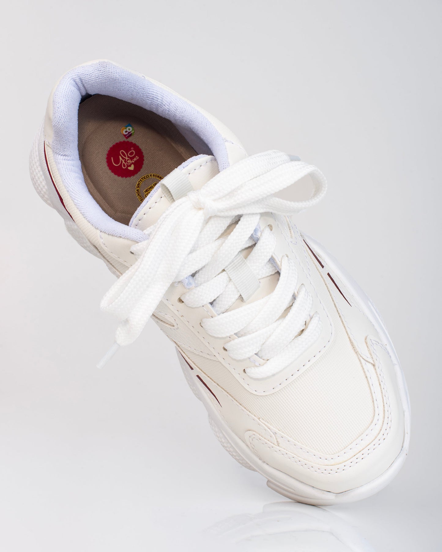 Tenis Magnolia V703 para mujer – Suela chunky de 3 cm | Ylo Shoes