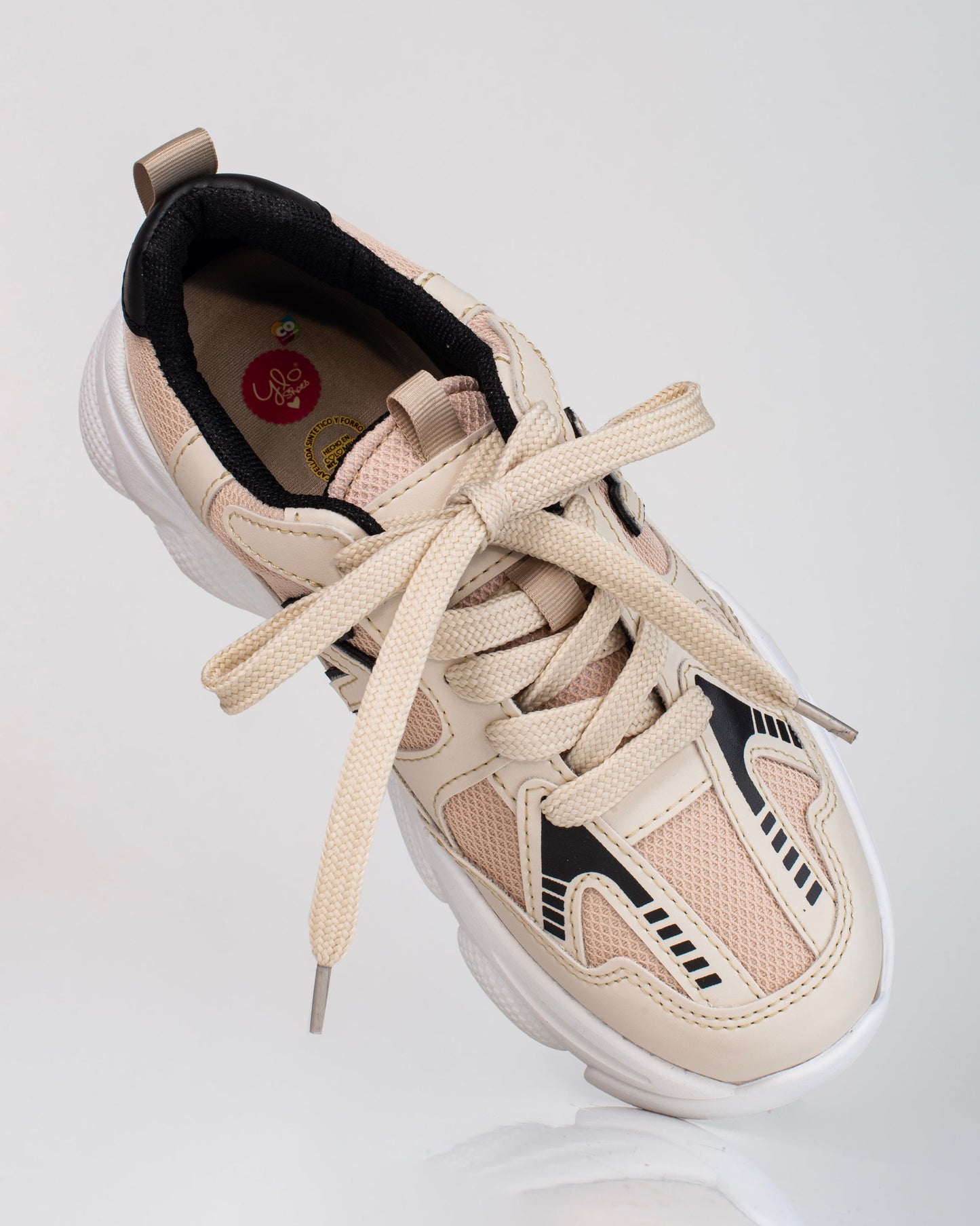 Tenis Violetta v714 para mujer – Suela alta de 2 cm | Ylo Shoes