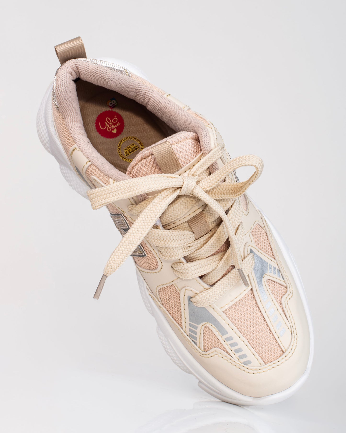 Tenis Violetta v714 para mujer – Suela alta de 2 cm | Ylo Shoes