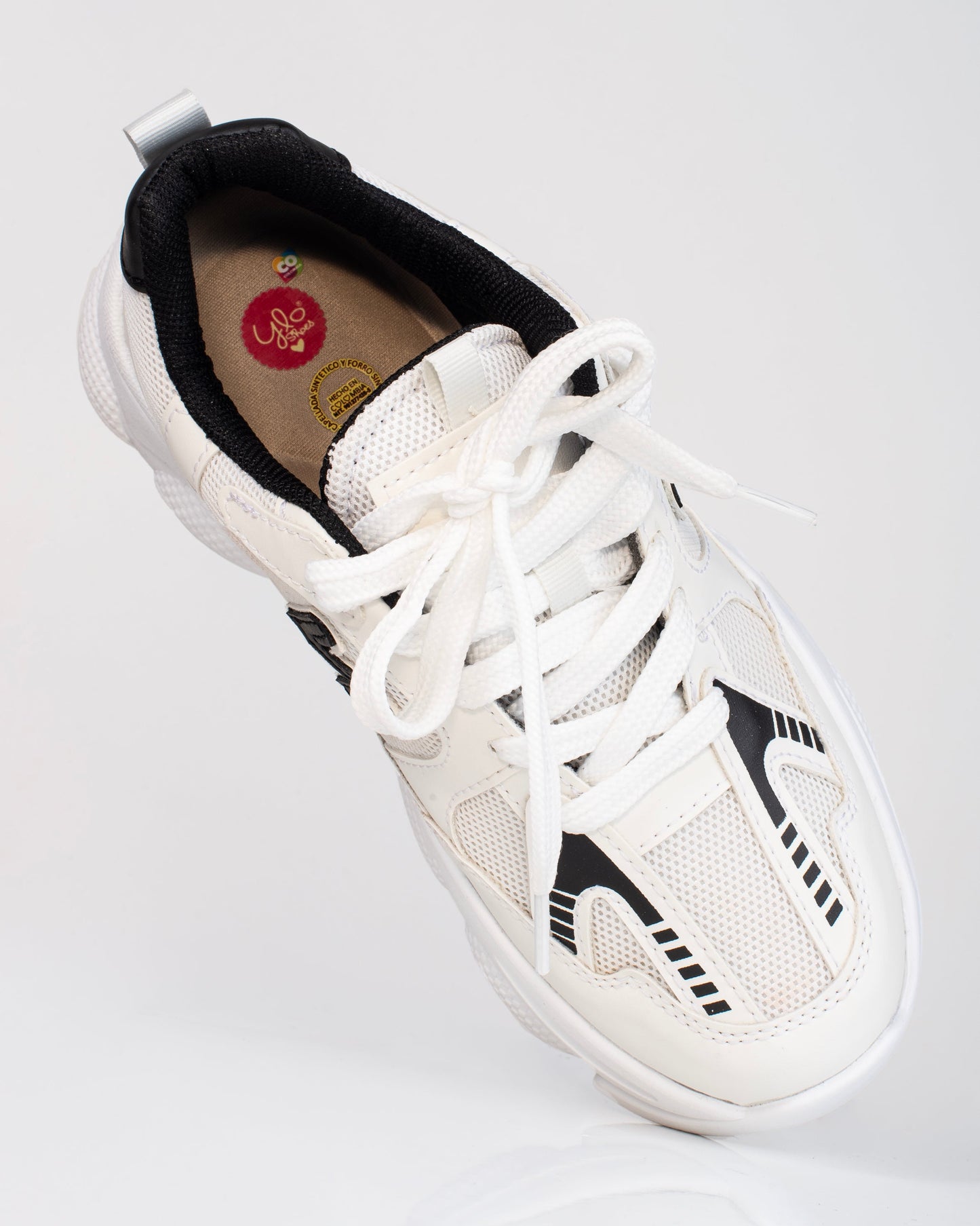 Tenis Violetta v714 para mujer – Suela alta de 2 cm | Ylo Shoes