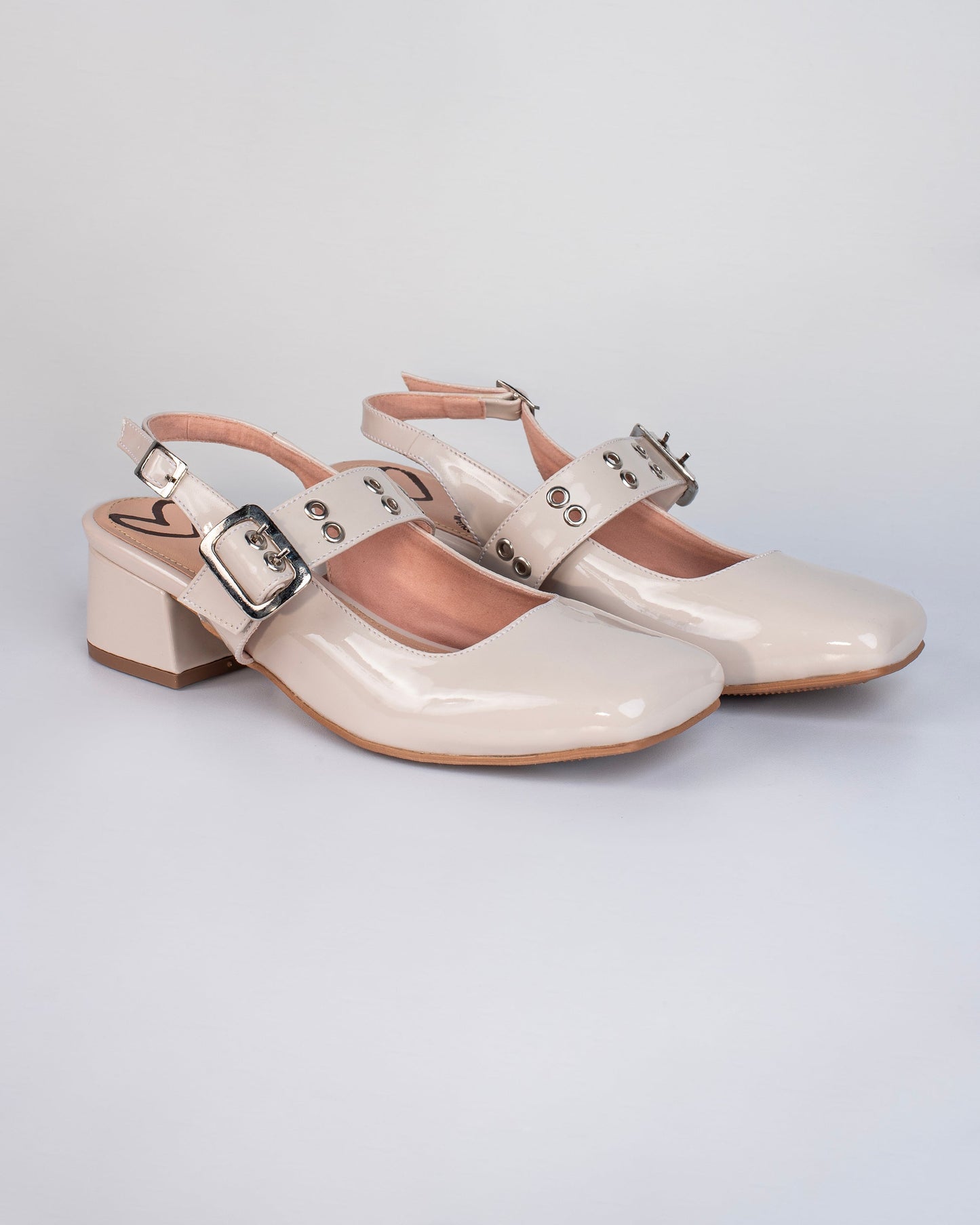 Tacón Dama T327 con hebilla