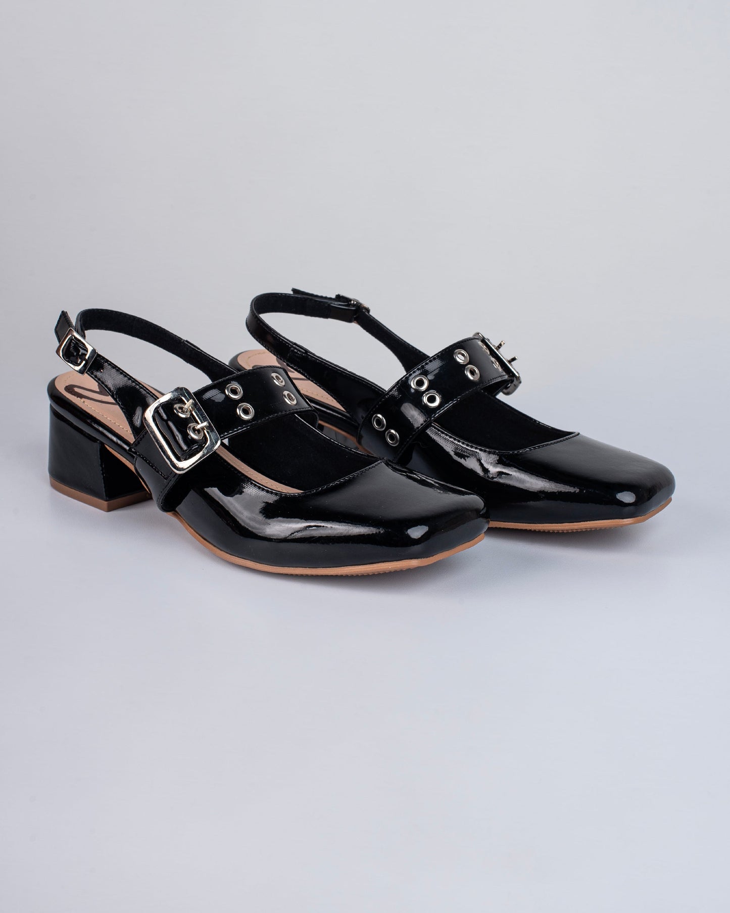 Tacón Dama T327 con hebilla