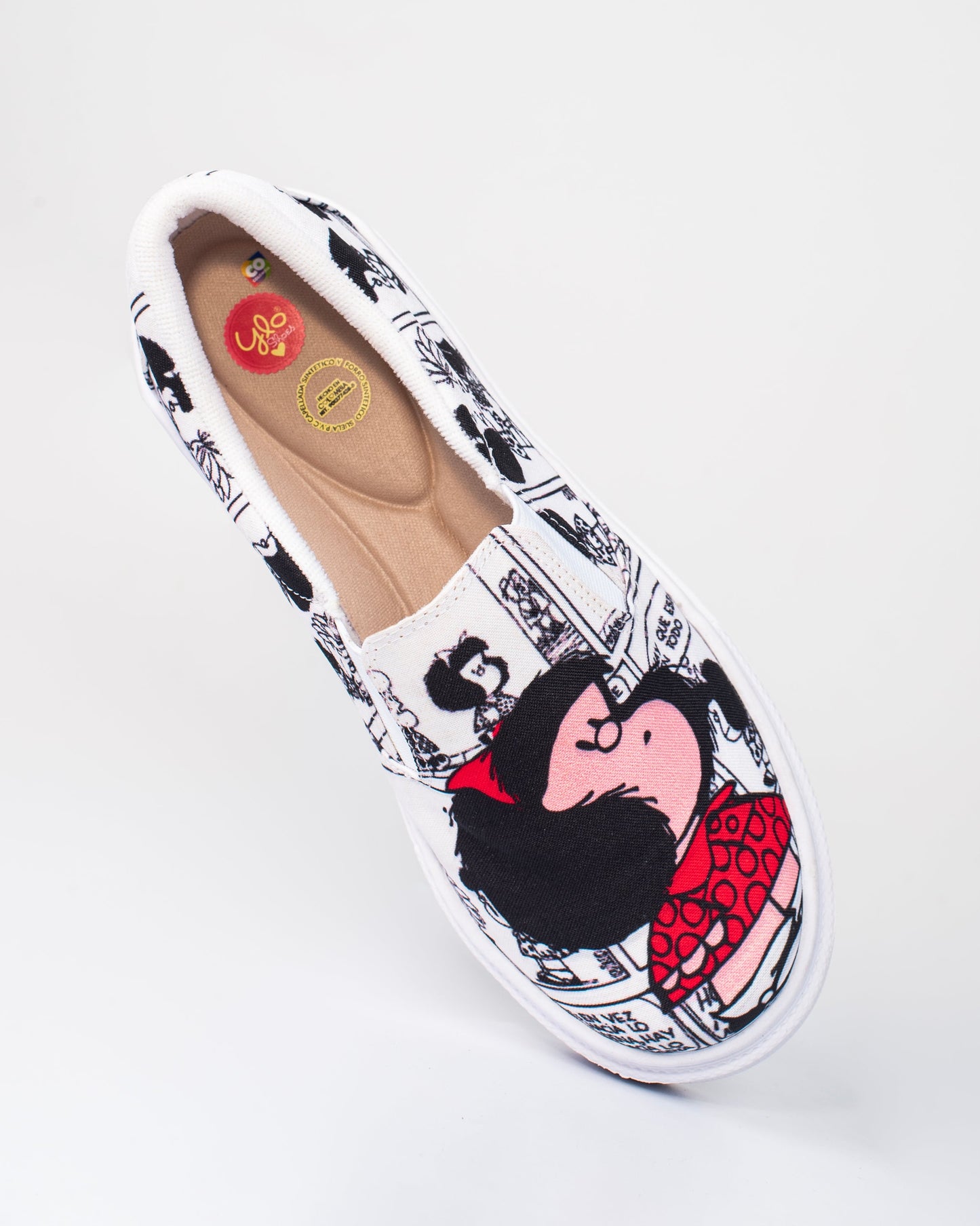 Tenis mocasin Mafalda en Tela Z17