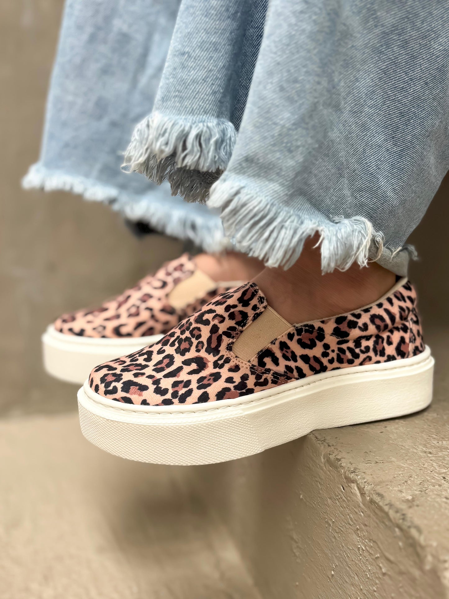 Tenis mocasin Print en Tela Z17